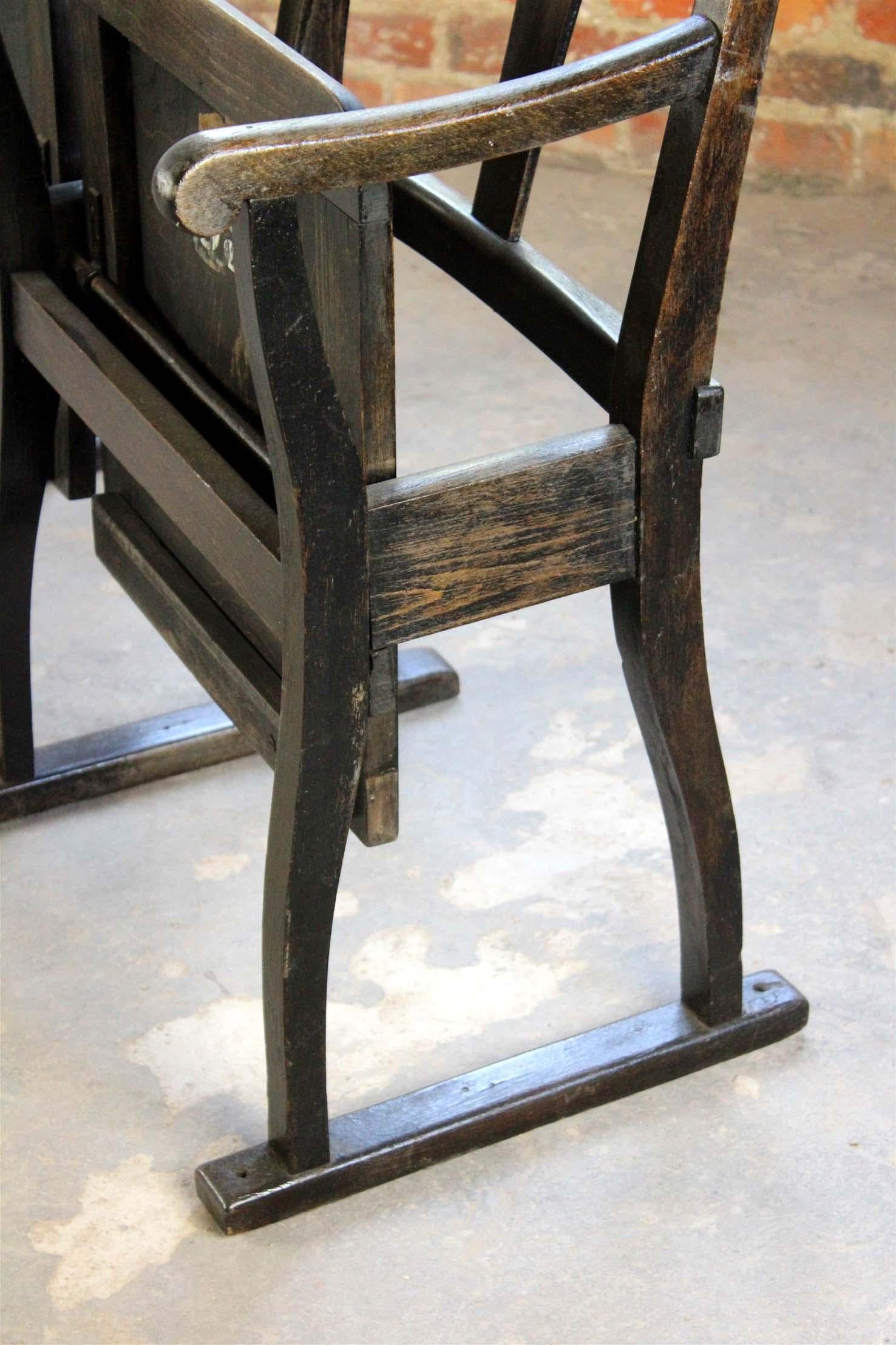 Coppia di poltrone da cinema in stile Thonet d'epoca, anni '30 in vendita 6
