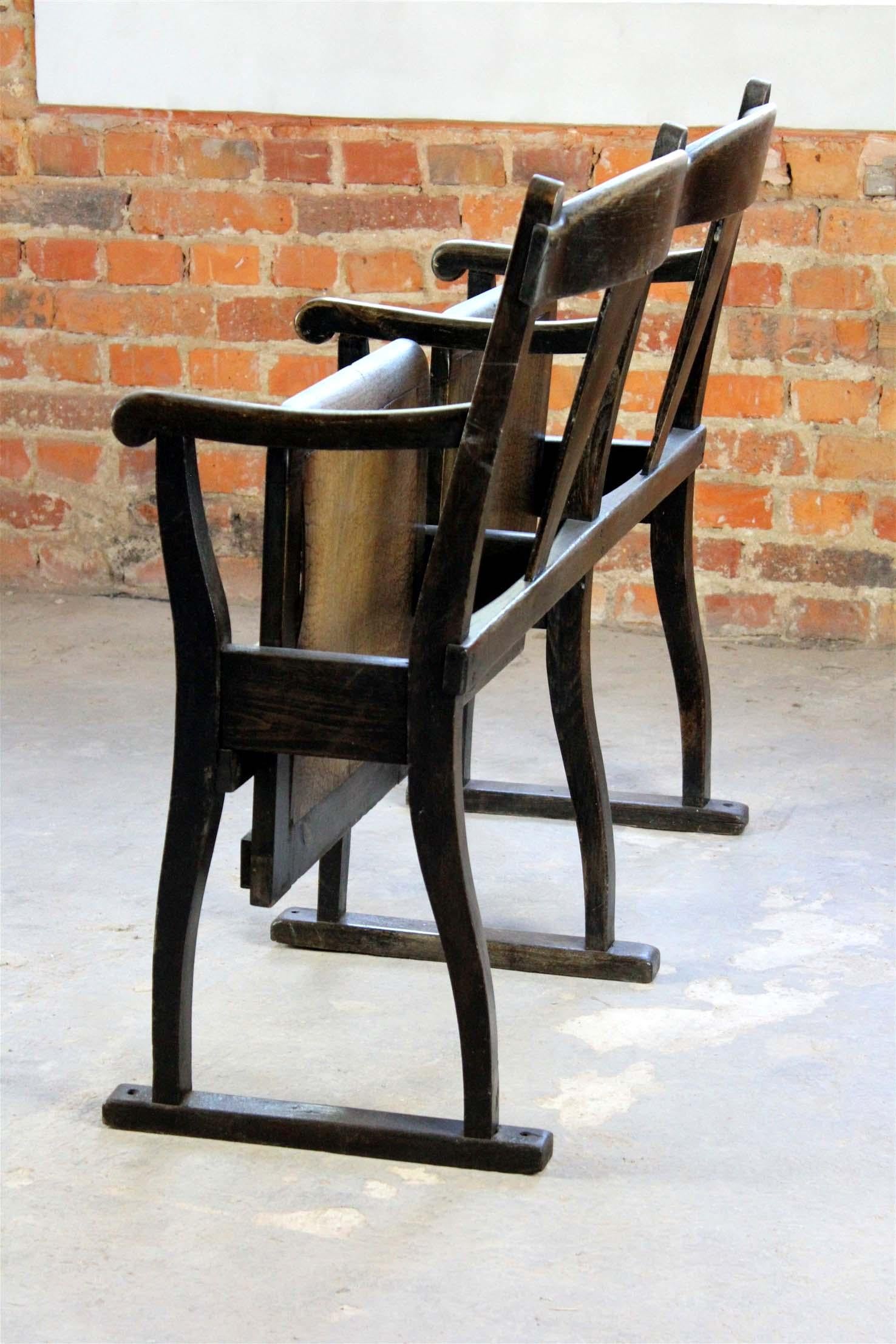 Coppia di poltrone da cinema in stile Thonet d'epoca, anni '30 in vendita 7