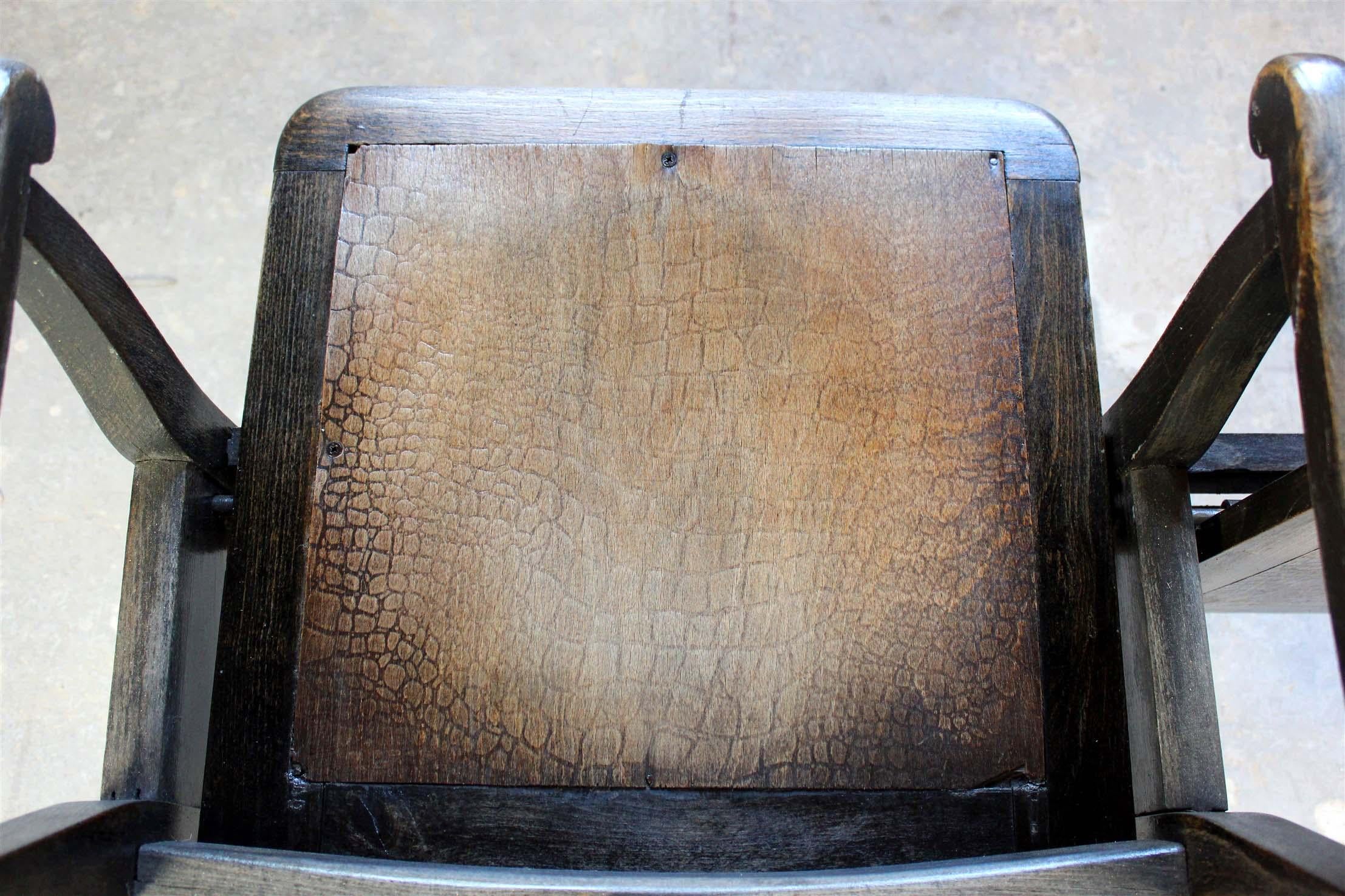 Coppia di poltrone da cinema in stile Thonet d'epoca, anni '30 in vendita 12