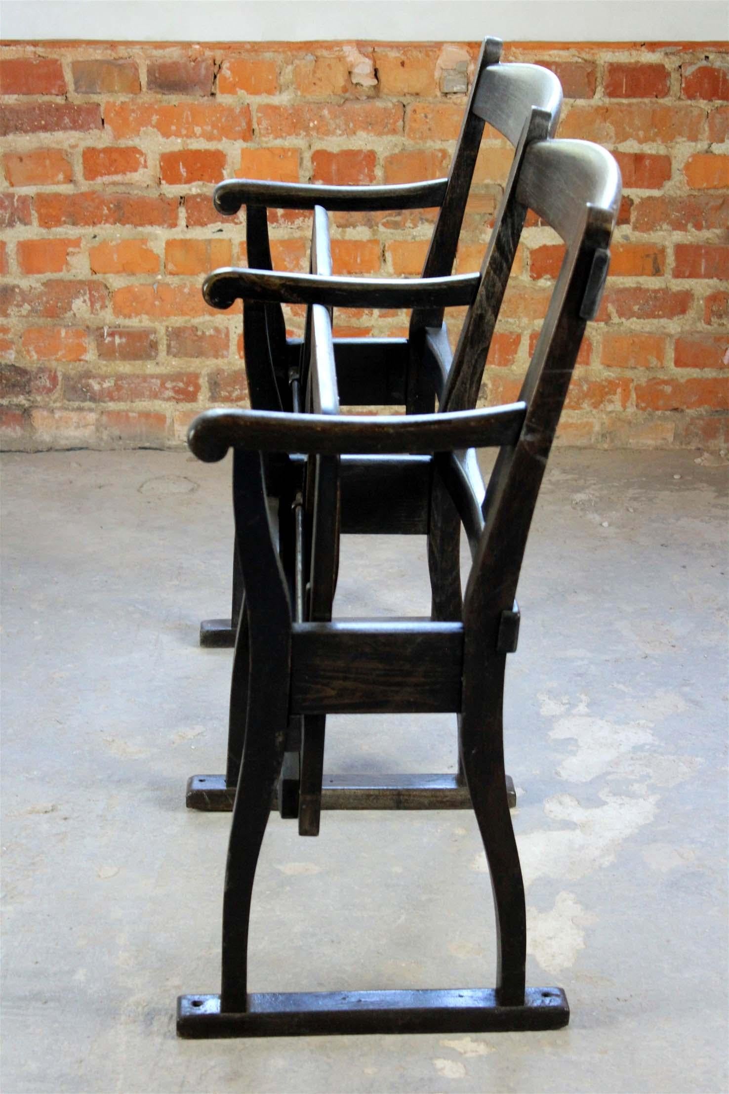 Coppia di poltrone da cinema in stile Thonet d'epoca, anni '30 in vendita 4