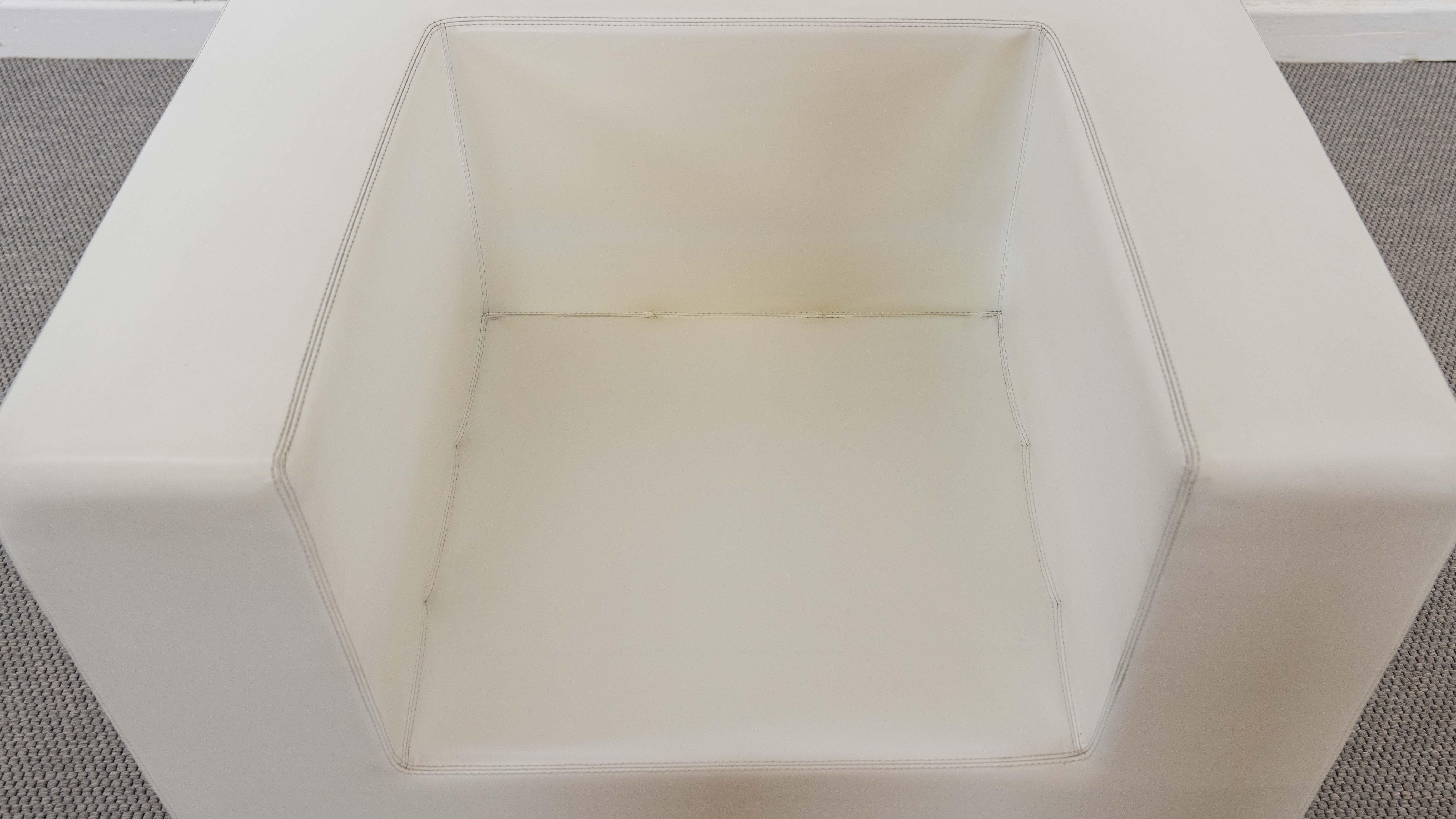 Paire de fauteuils vintage Throw Away en vinyle blanc de Willie Landels pour Zanotta en vente 13