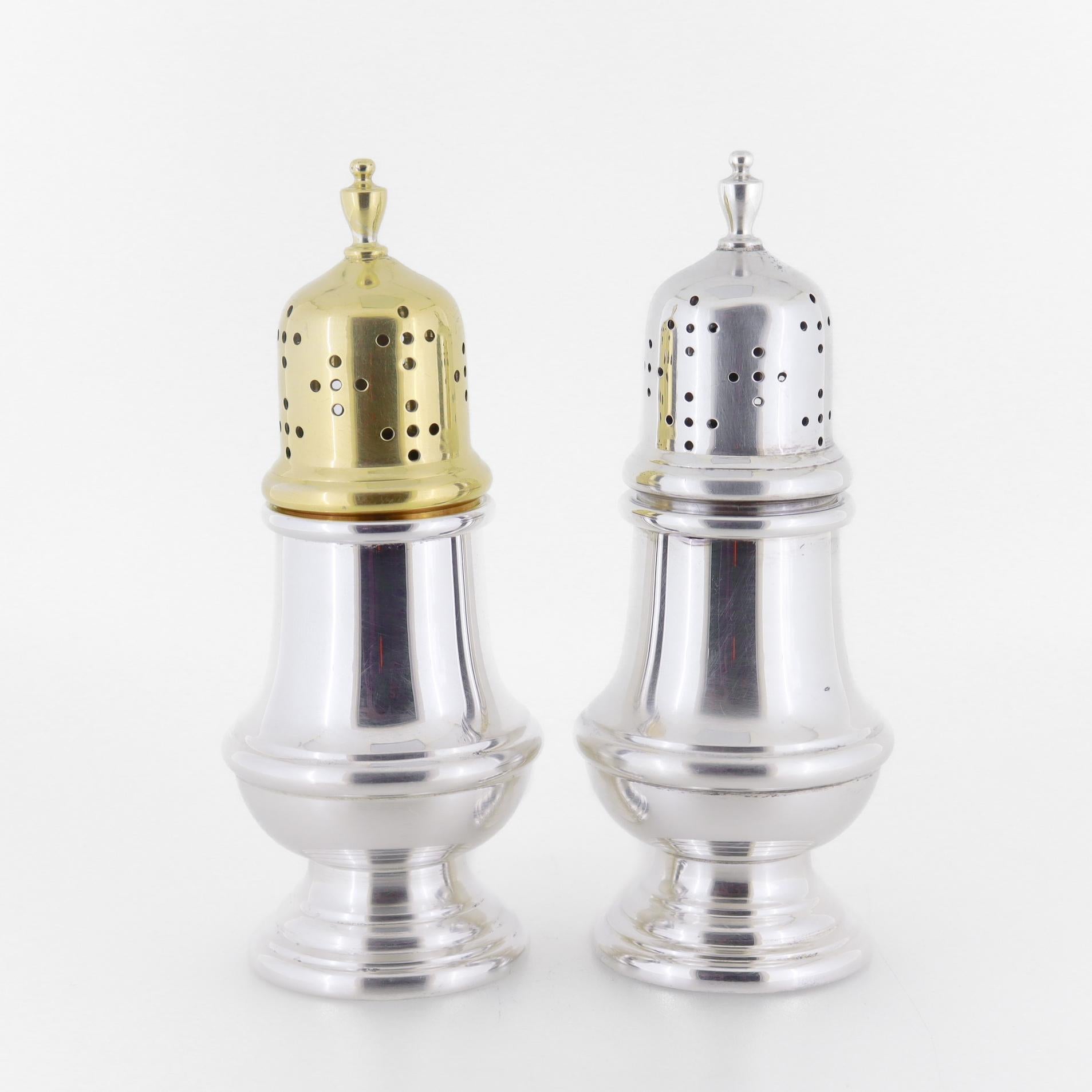 20th Century Pair of Vintage Tiffany & Co. Salt & Pepper Shakers For Sale