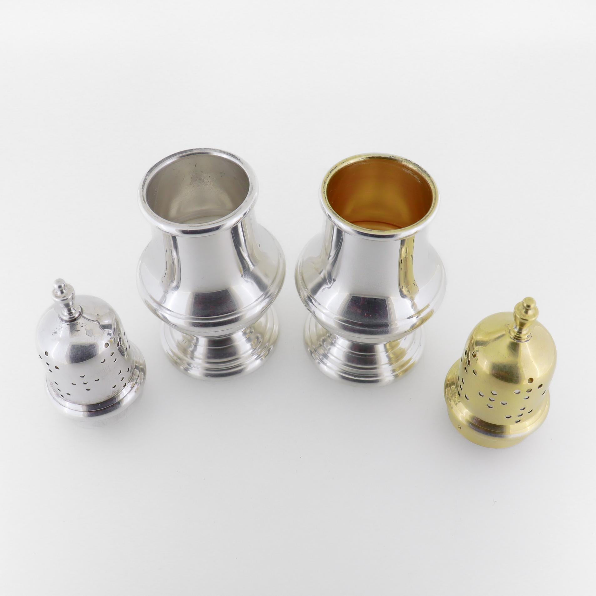 Pair of Vintage Tiffany & Co. Salt & Pepper Shakers For Sale 2