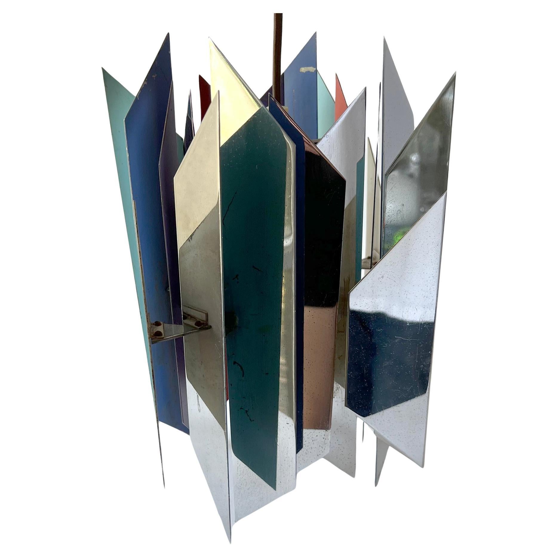 Pair of Tivoli pendant lamps created by Simon Henningsen for Lyfa Denmark, 1962.  Pendants measure 12.25