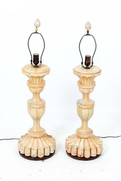 Pair of Vintage Tole Lamps