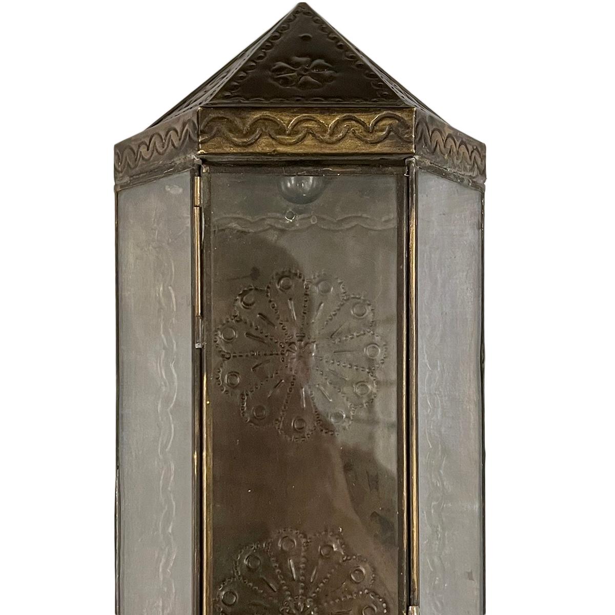 Italian Pair of Vintage Tole Sconces For Sale