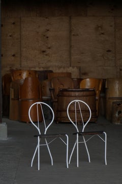 Pair of Vintage Tore Ahlsén "Pia" Garden Chairs, Swedish Modern, Gärsnäs, 1990s