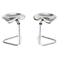 Pair of Vintage Tractor Stools by Rodney Kinsman for OMK