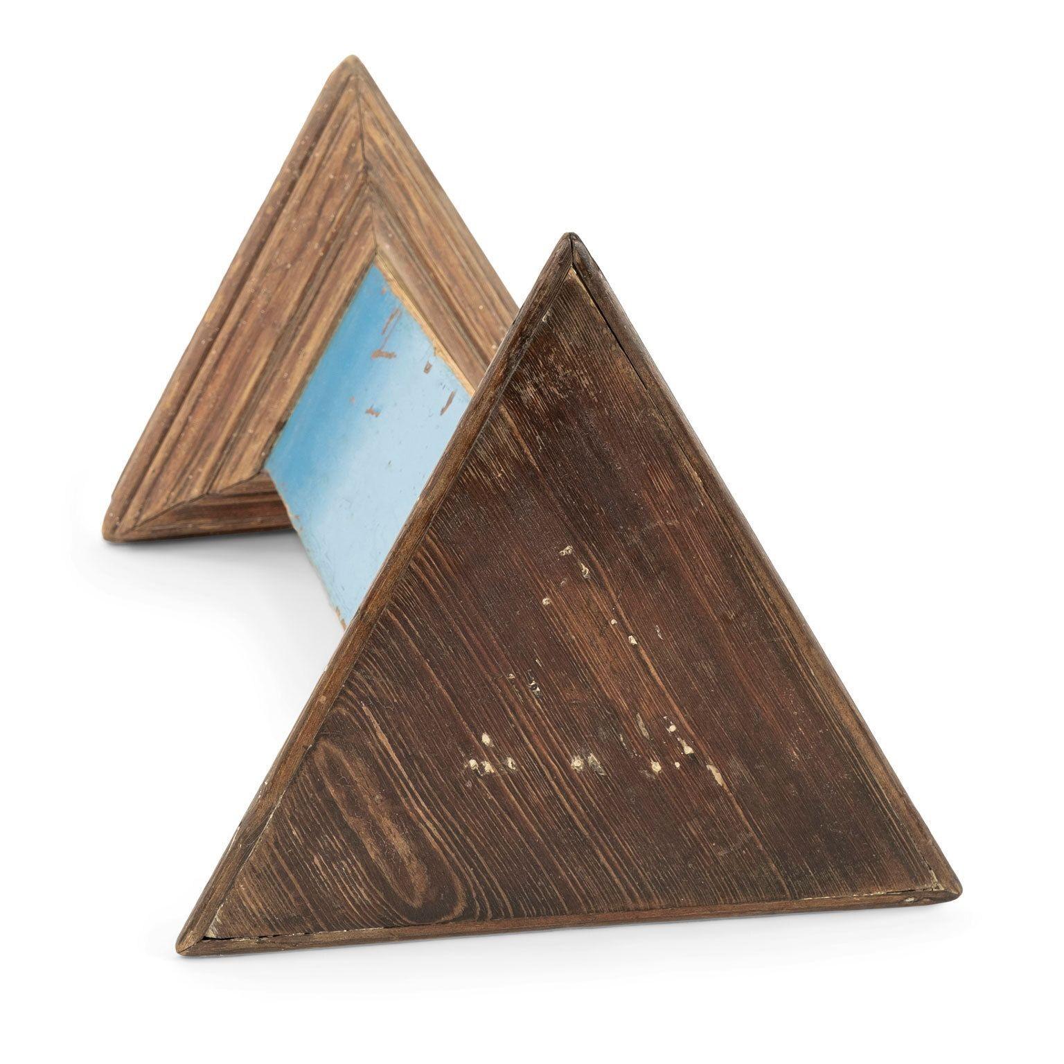Pair of Vintage Triangular Pedestals 5