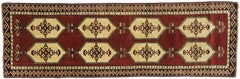 Pair of Vintage Turkish Oushak Runners with Art Deco Style