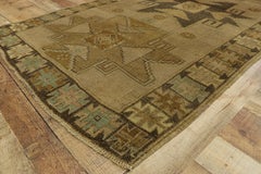 Pair of Vintage Turkish Oushak Runners with Mid-Century Modern Style