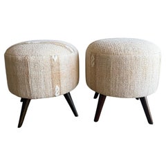 Coppia di ottomane turche d'epoca