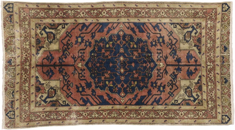 Tapis Ancien Turc De Sivas – Laine – Motifs Géométriques – Multicolore – XIXe Siècle