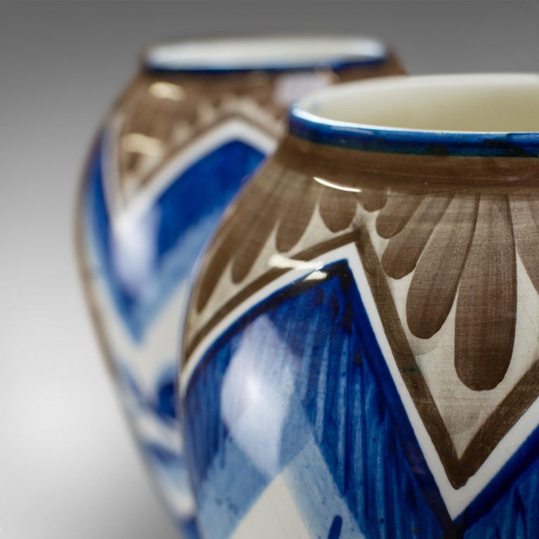 Pair of Vintage Vases, English, Decorative, Ceramics, 20th Century at