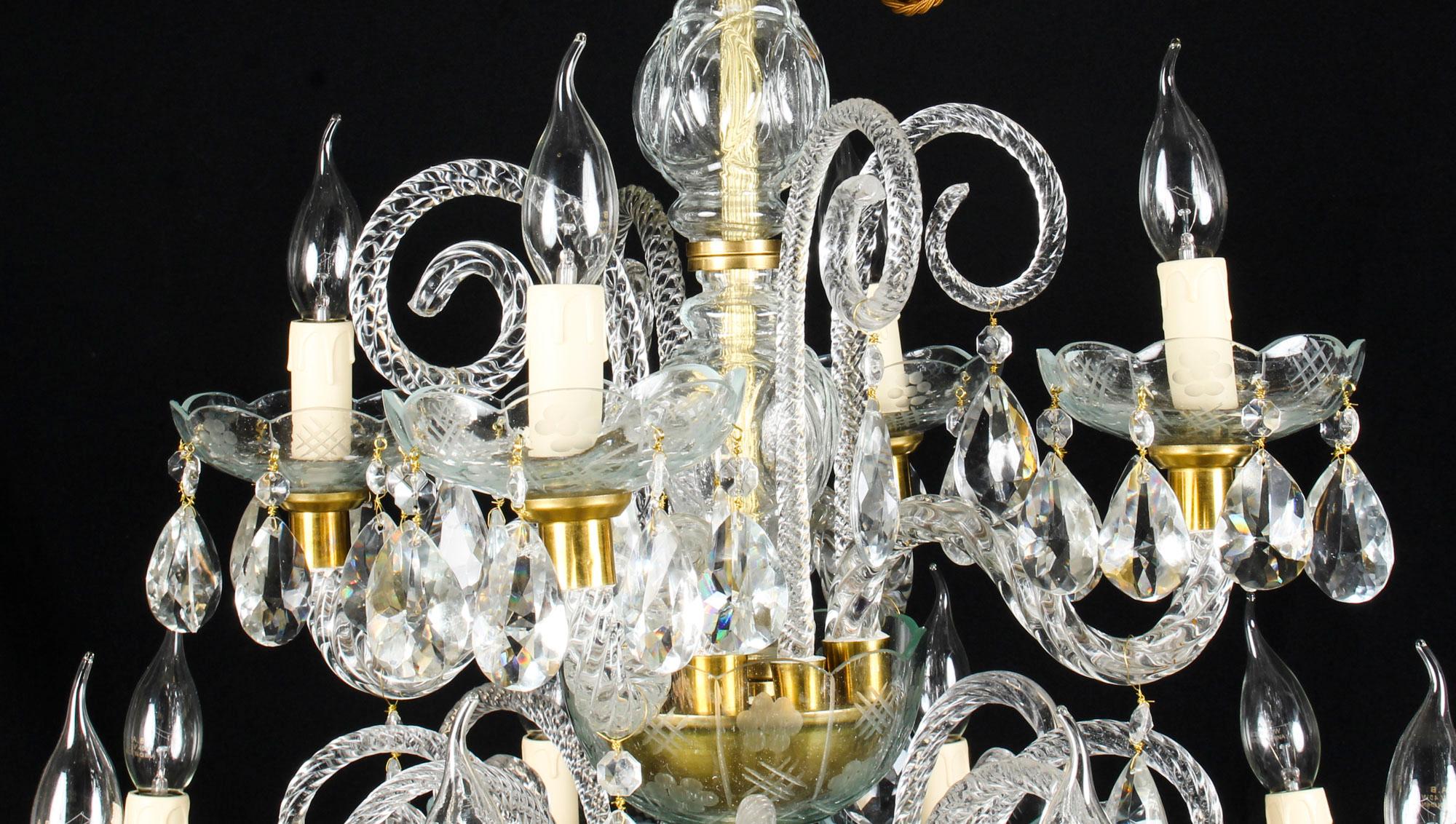 lampadario gocce vintage usato
