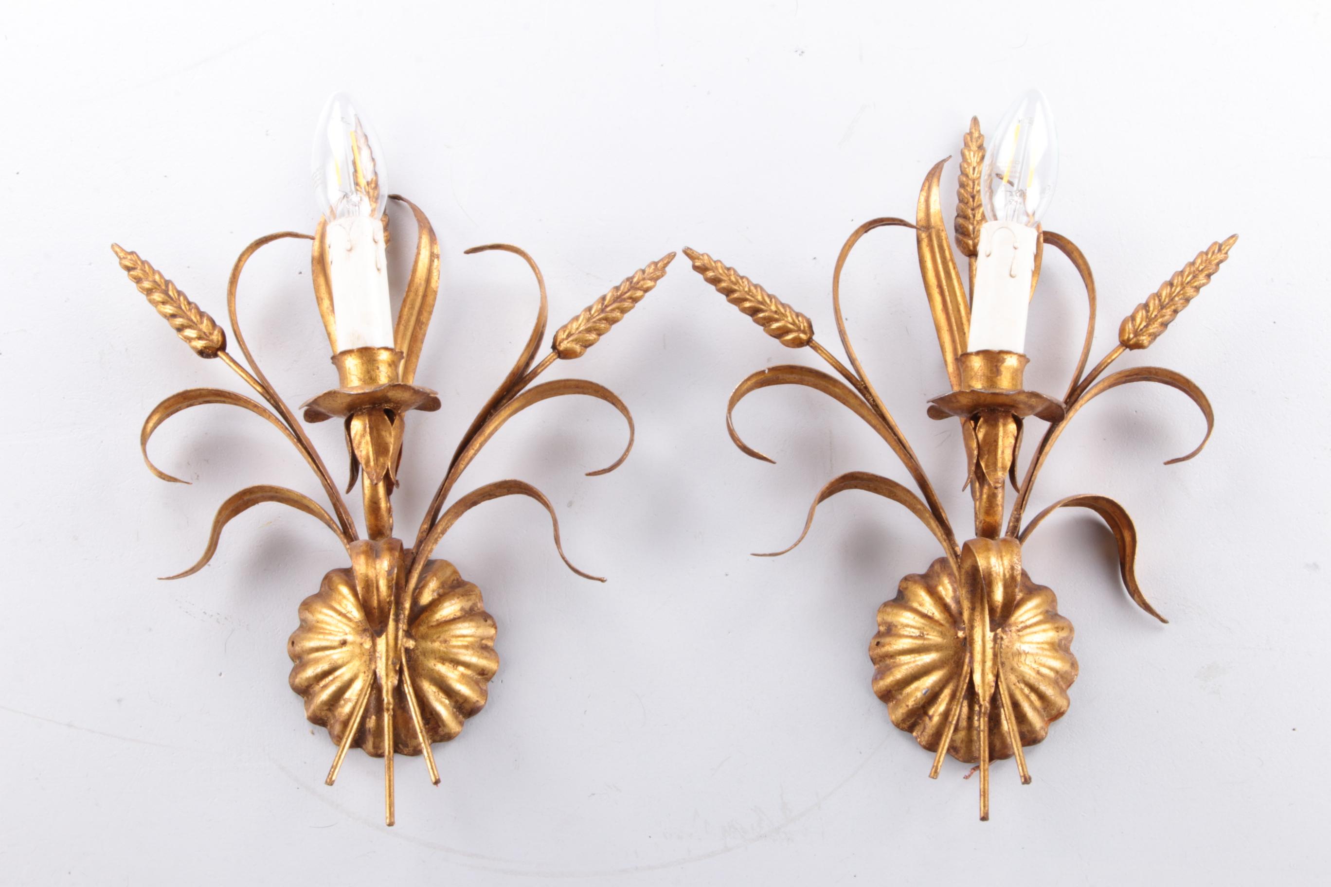 Pair of Vintage Wall Lamps in Regency Style by Hans Kogl, 1970 For Sale 1