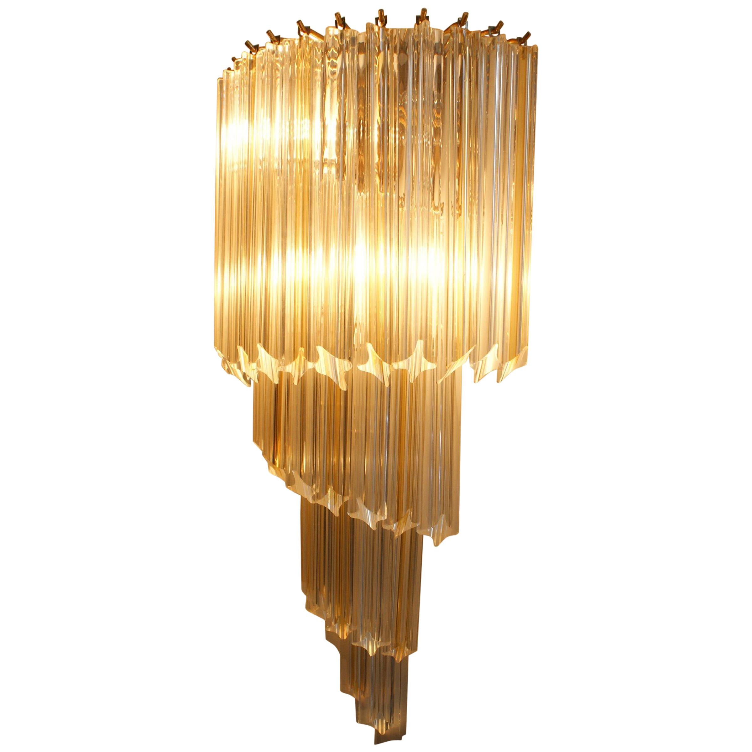 Pair of Vintage Wall Light by Venini, Murano