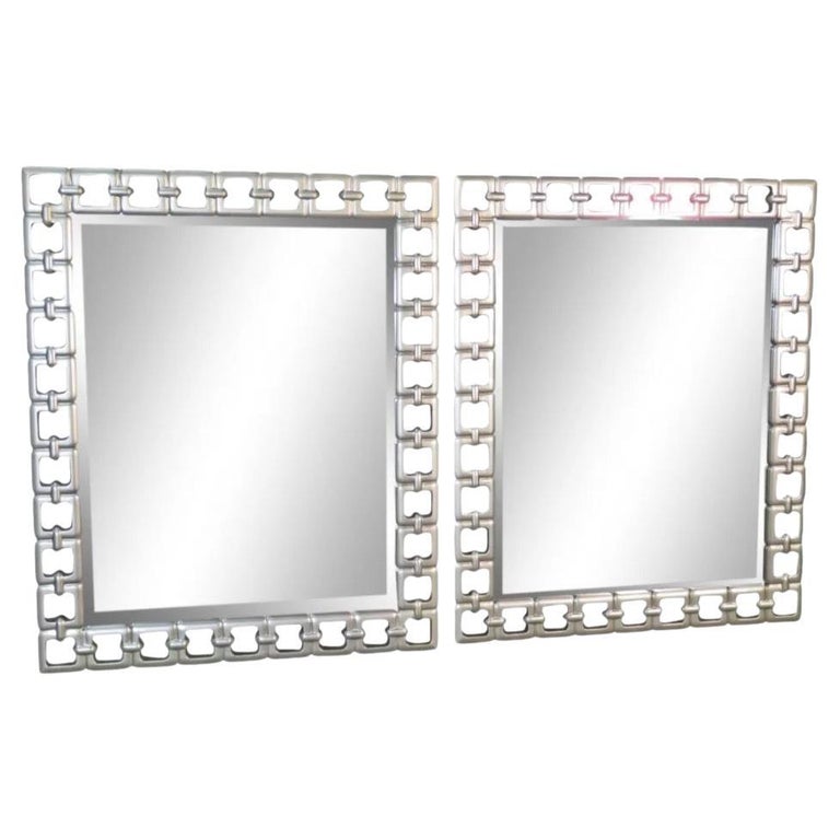 Pair of Vintage Wall Mirrors at 1stDibs