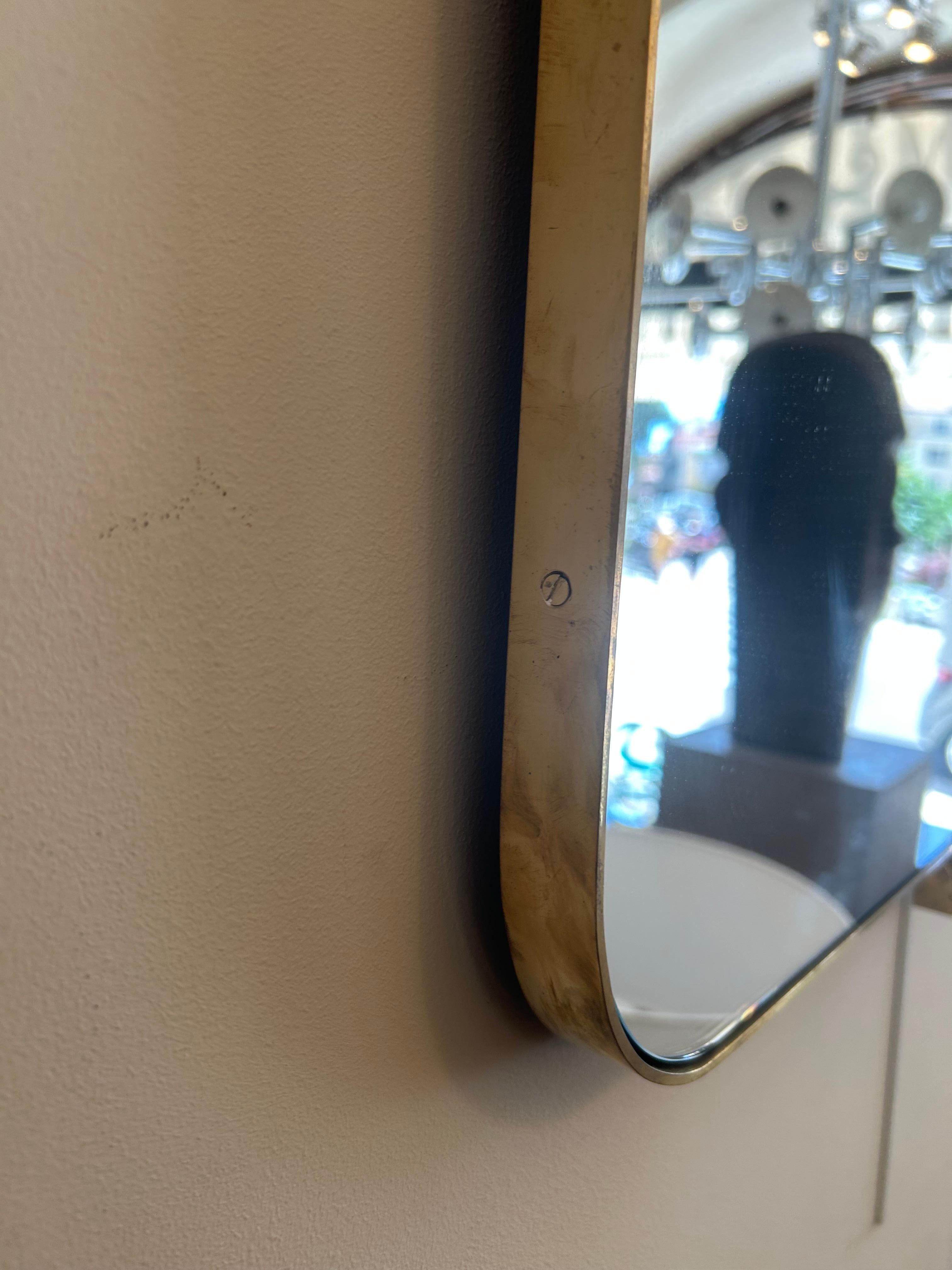 Coppia di specchi da parete vintage - metà secolo in vendita 5