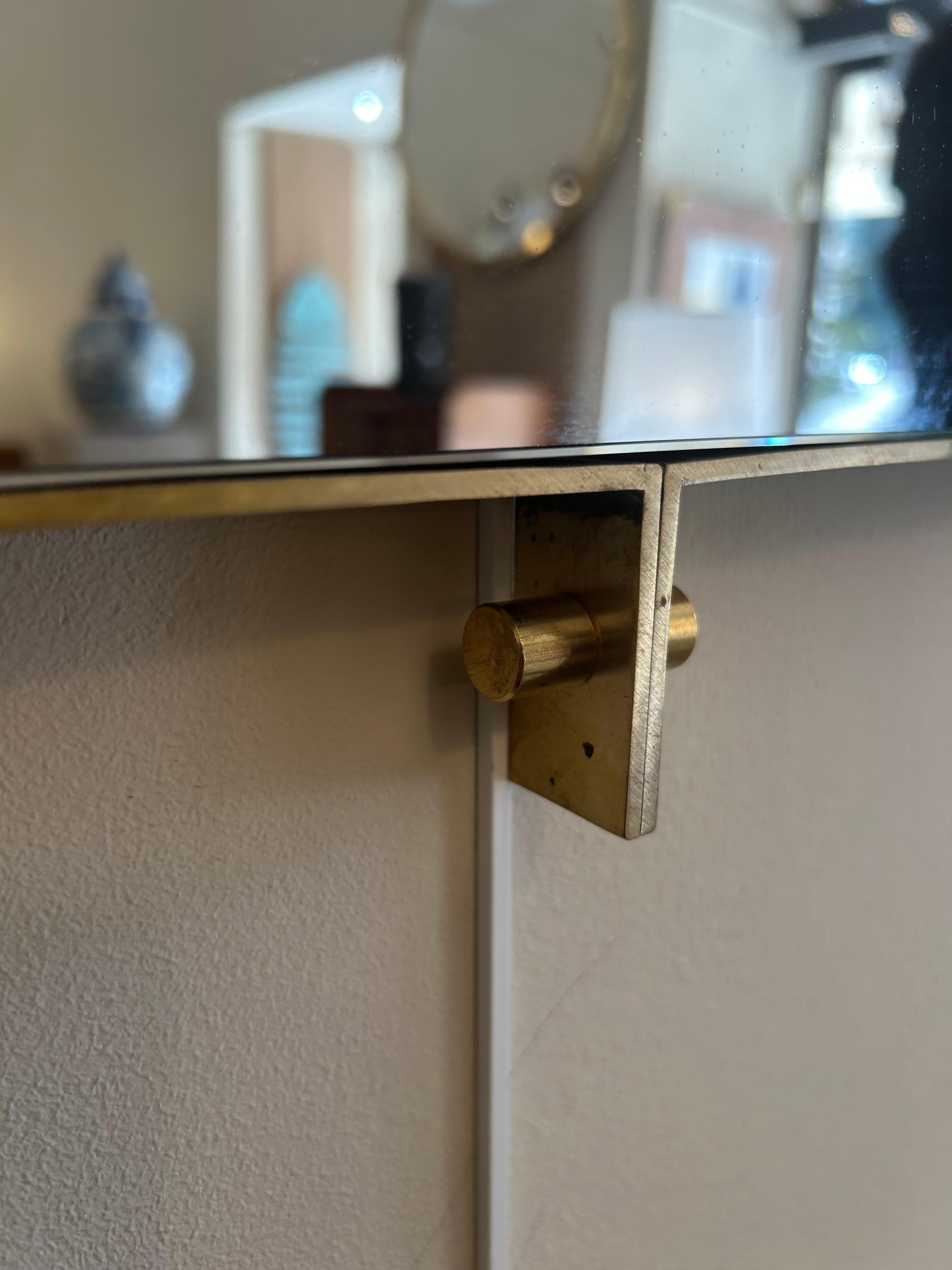 Coppia di specchi da parete vintage - metà secolo in vendita 6