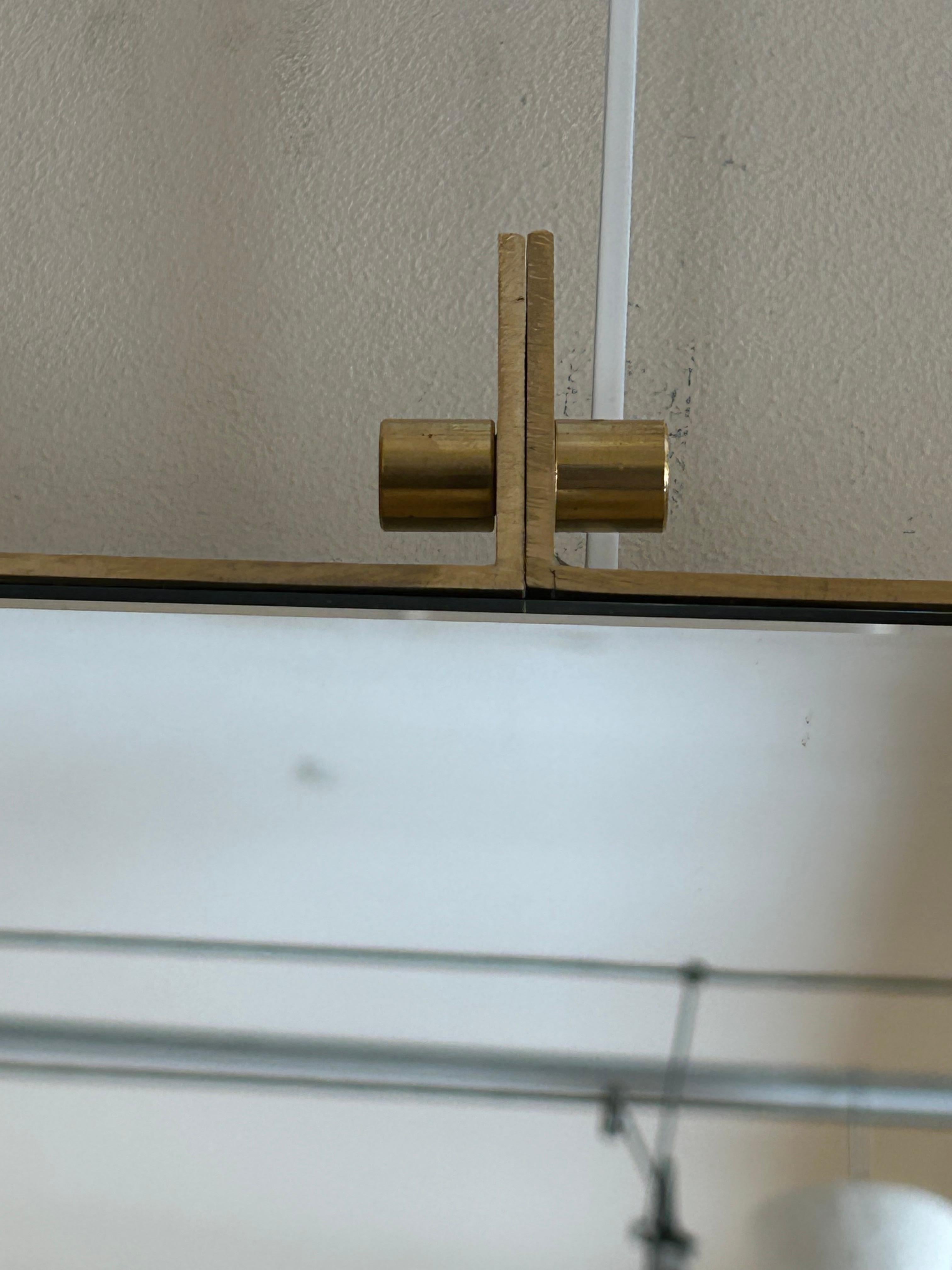 Coppia di specchi da parete vintage - metà secolo in vendita 1