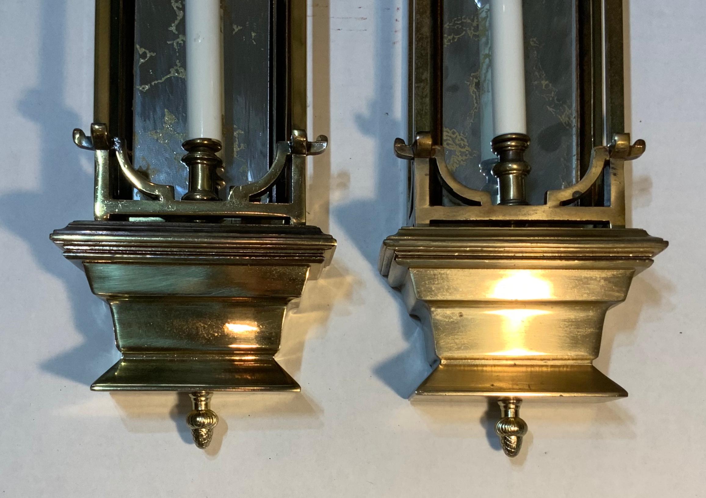 Mid-20th Century Pair of Vintage Wall Sconces