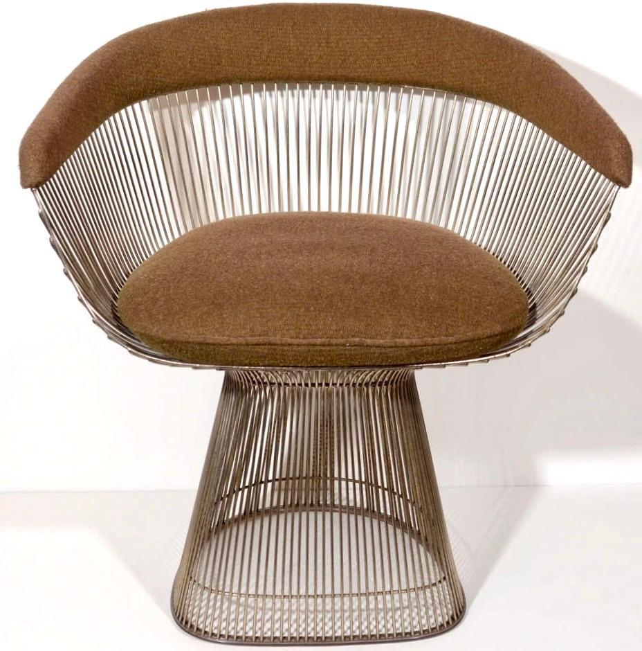 Mid-Century Modern Pair of Vintage Warren Platner Dining Chairs for Knoll, c. 1960's