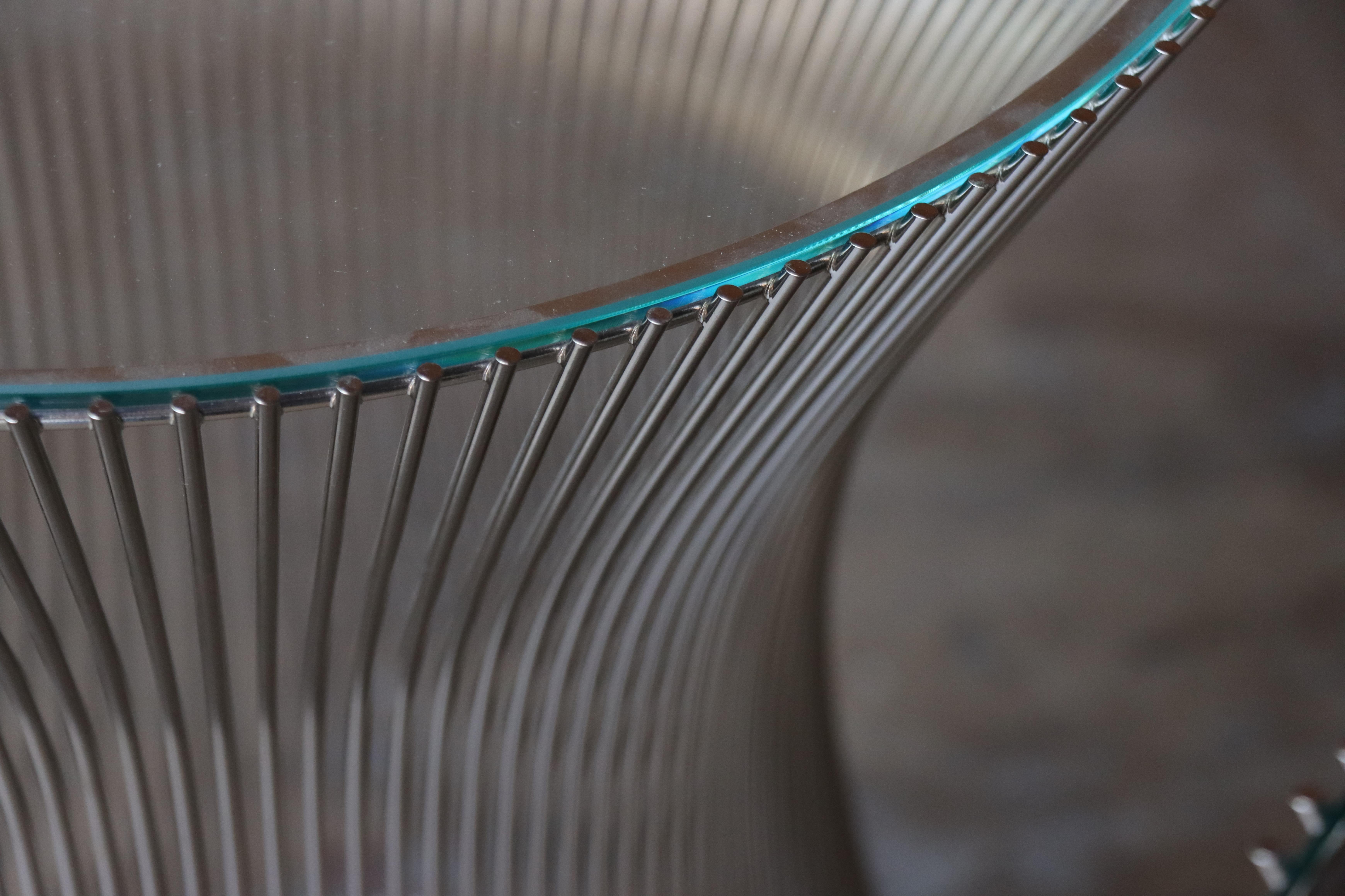 Hand-Crafted Pair of Vintage Warren Platner Side Tables, Knoll, 1970s, Mid Century For Sale