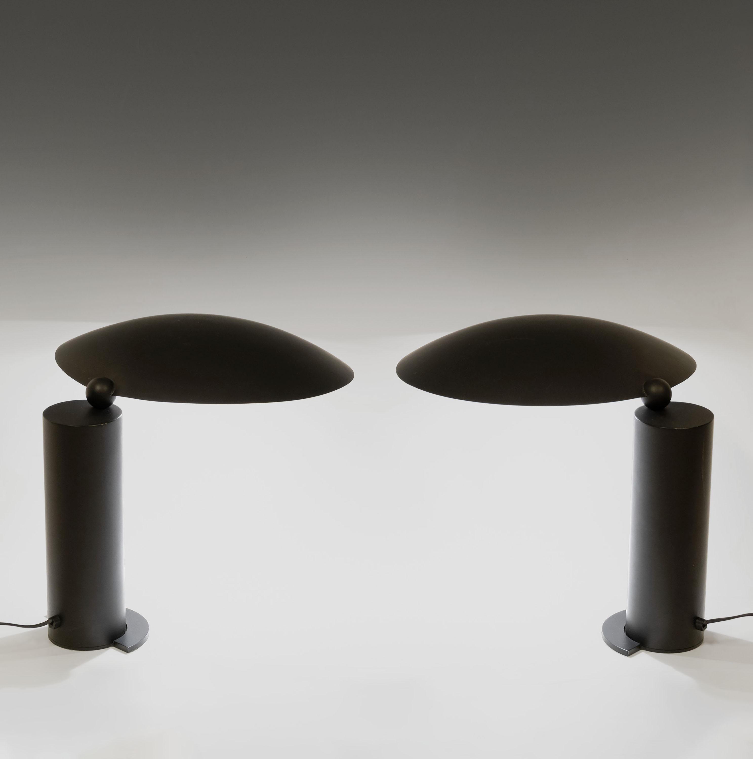 Par de  Lámparas Washington vintage de Jean-Michel Wilmotte, años 80 Posmoderno en venta