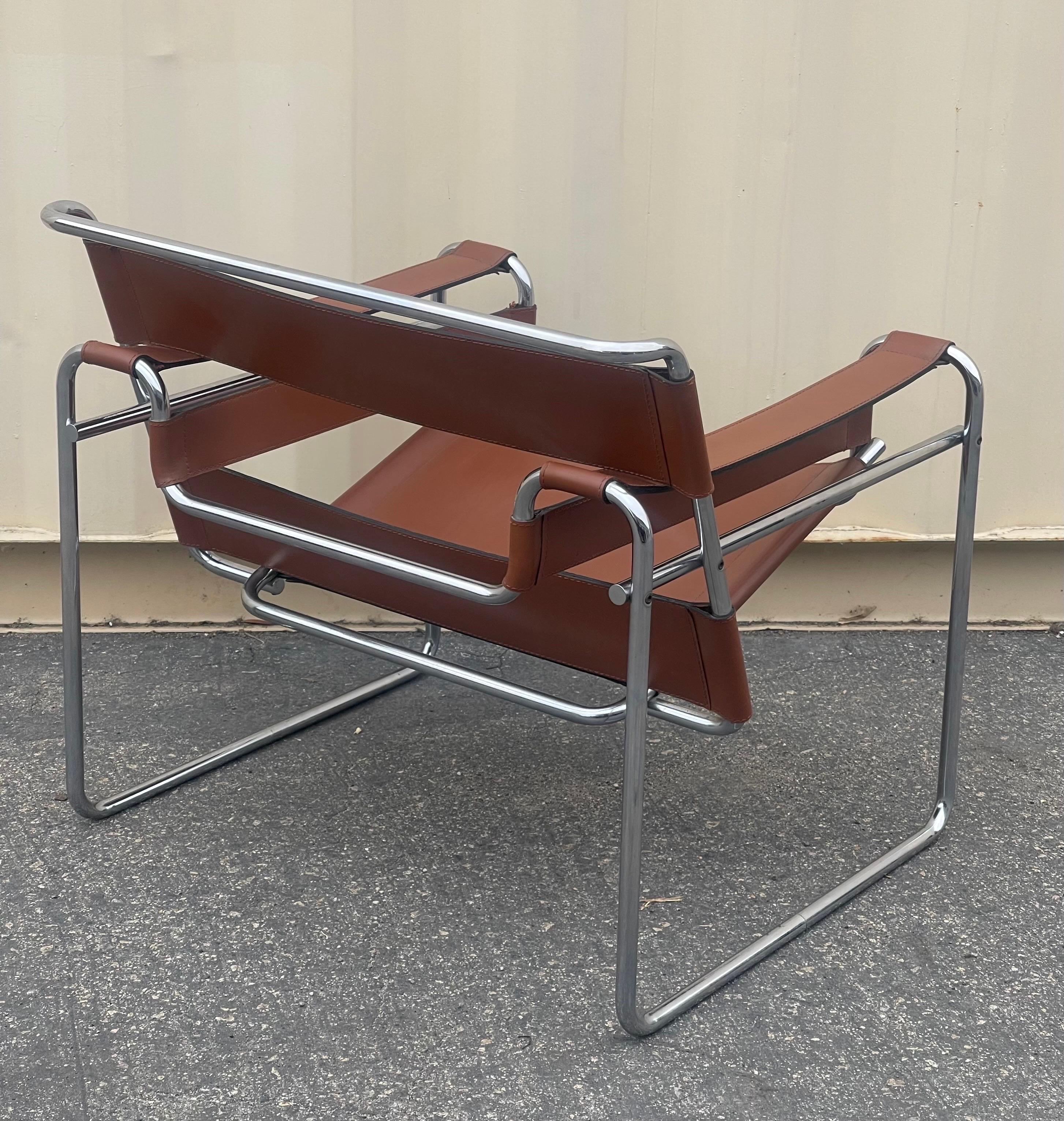 Pair of Vintage Wassily Chairs by Marcel Breuer for Stendig / Gavina 2