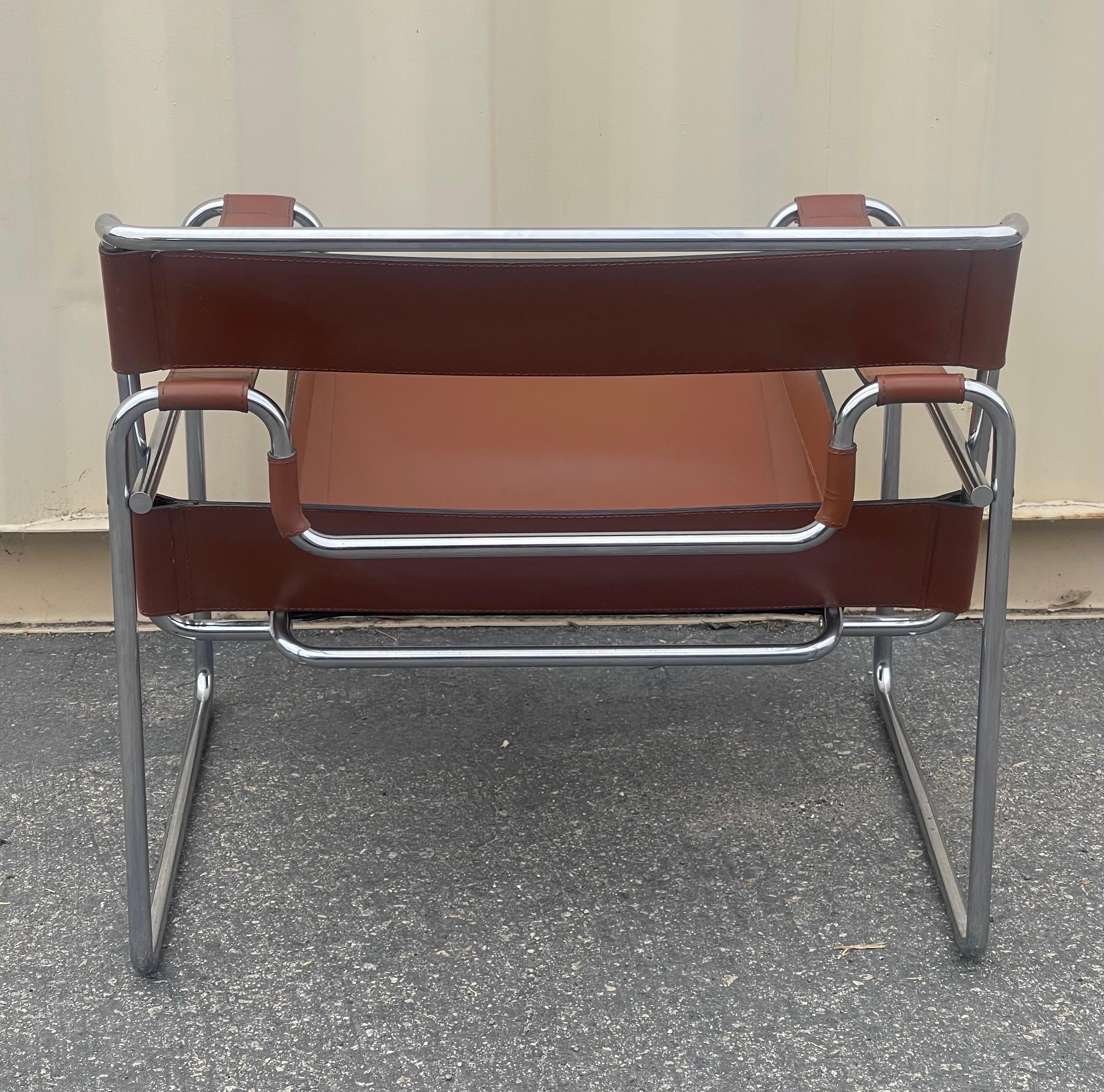 Pair of Vintage Wassily Chairs by Marcel Breuer for Stendig / Gavina 3