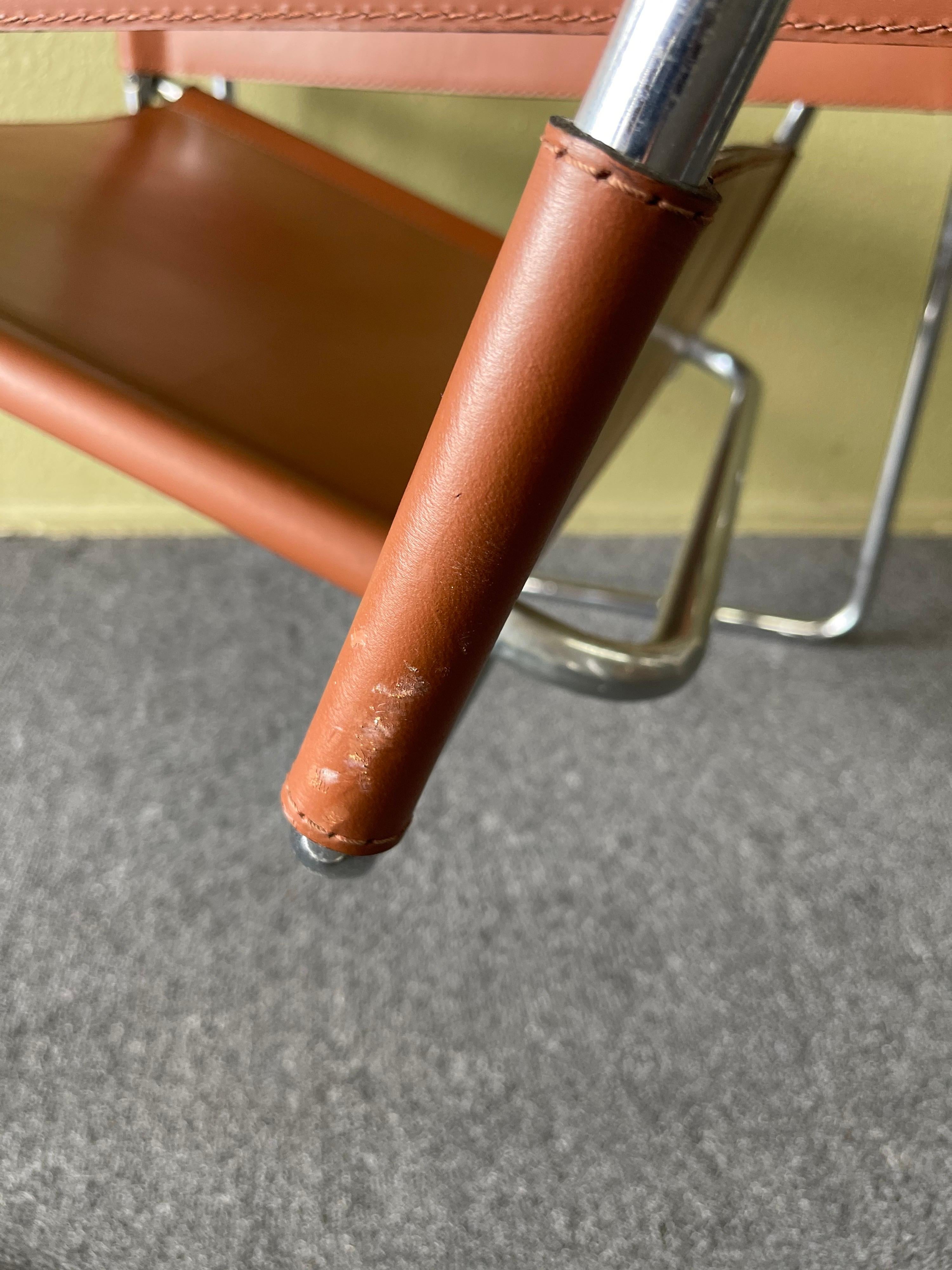 Pair of Vintage Wassily Chairs by Marcel Breuer for Stendig / Gavina 6