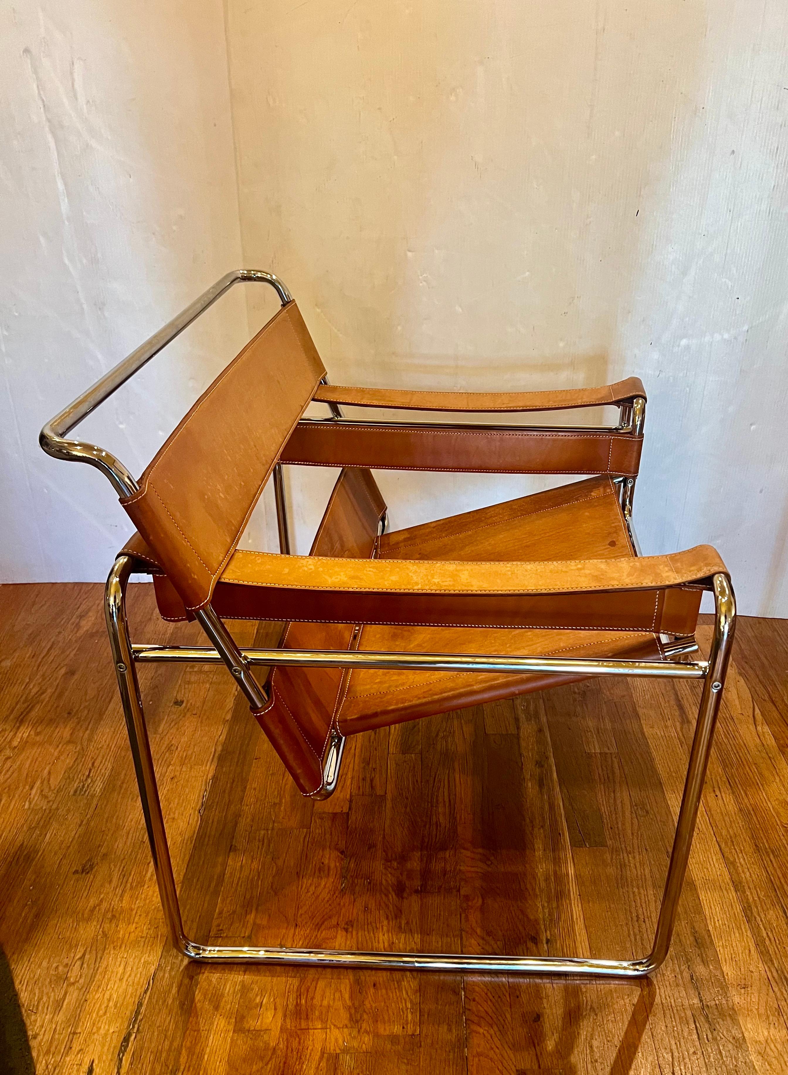 20th Century Pair of Vintage Wassily Chairs by Marcel Breuer for Stendig / Gavina