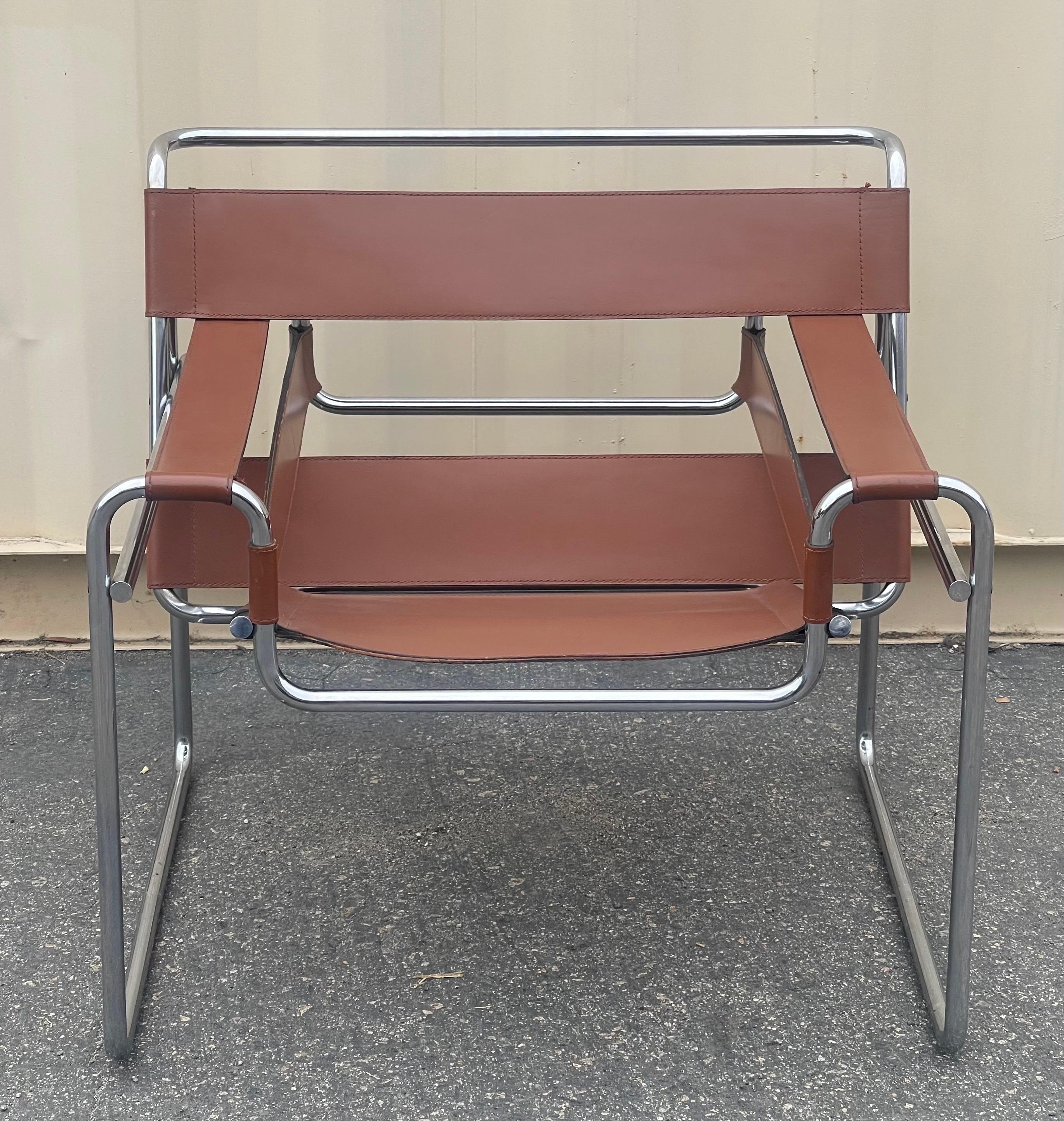 20th Century Pair of Vintage Wassily Chairs by Marcel Breuer for Stendig / Gavina