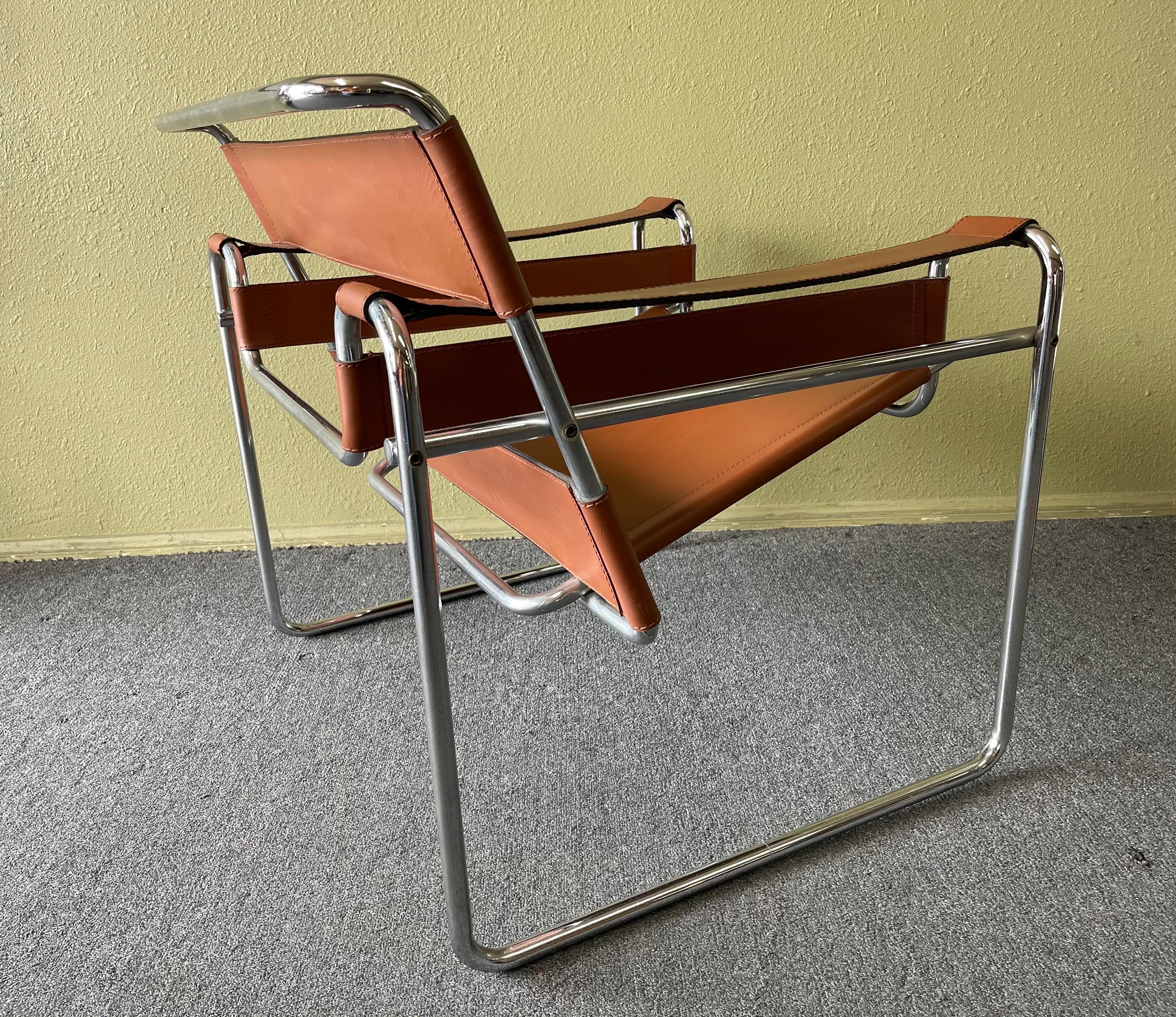 20th Century Pair of Vintage Wassily Chairs by Marcel Breuer for Stendig / Gavina