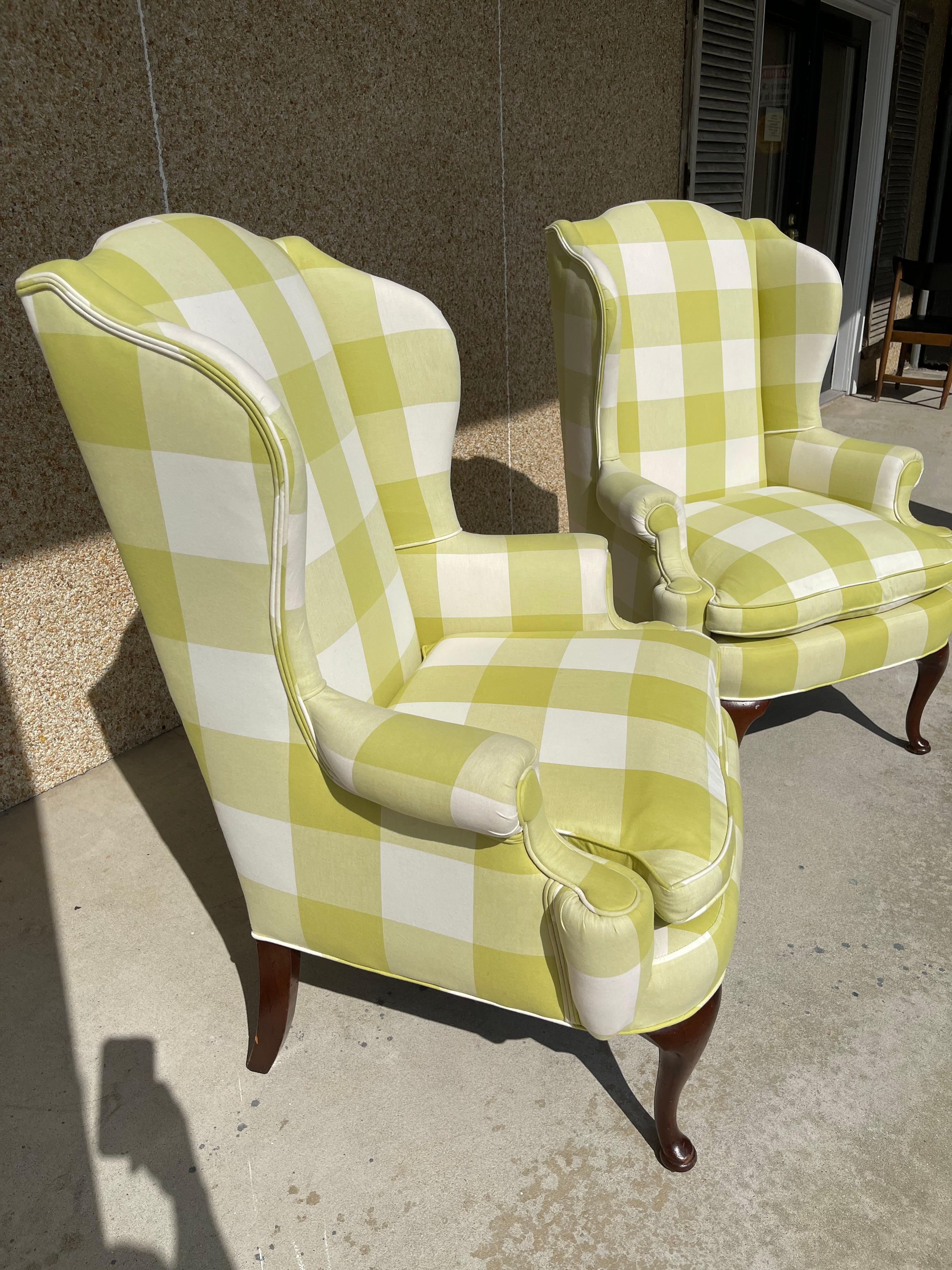 Américain Paire de chaises à dossier vintage, milieu du 20e siècle en vente