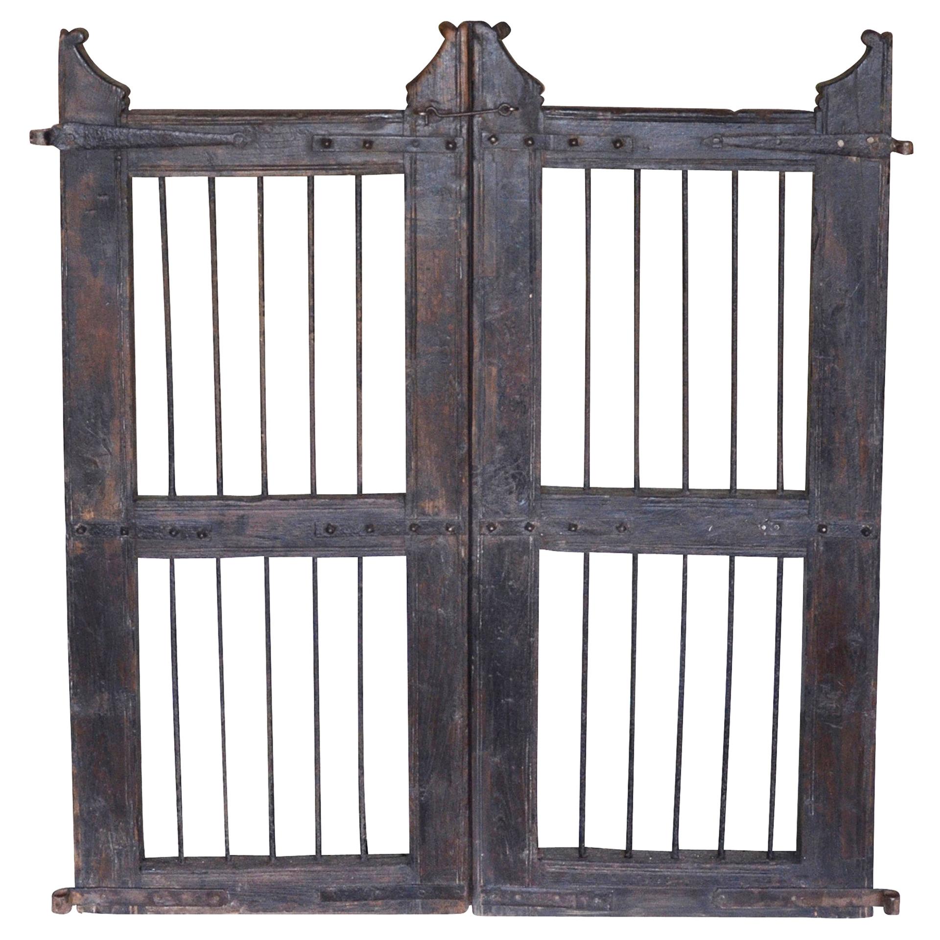 Pair of Vintage Wood and Iron Garden Gates at 1stDibs wood and iron garden gates, vintage