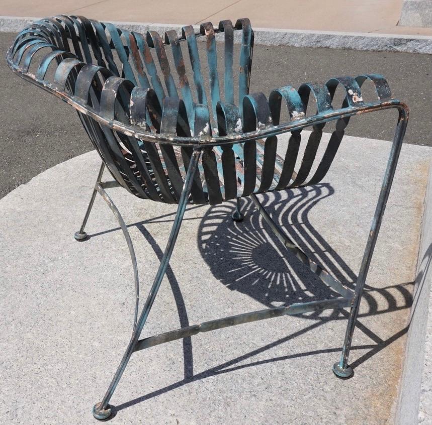 wrought iron chairs vintage