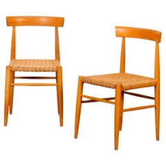 Pair of vintage wooden chairs edited by Krasna Jizba, 1960s