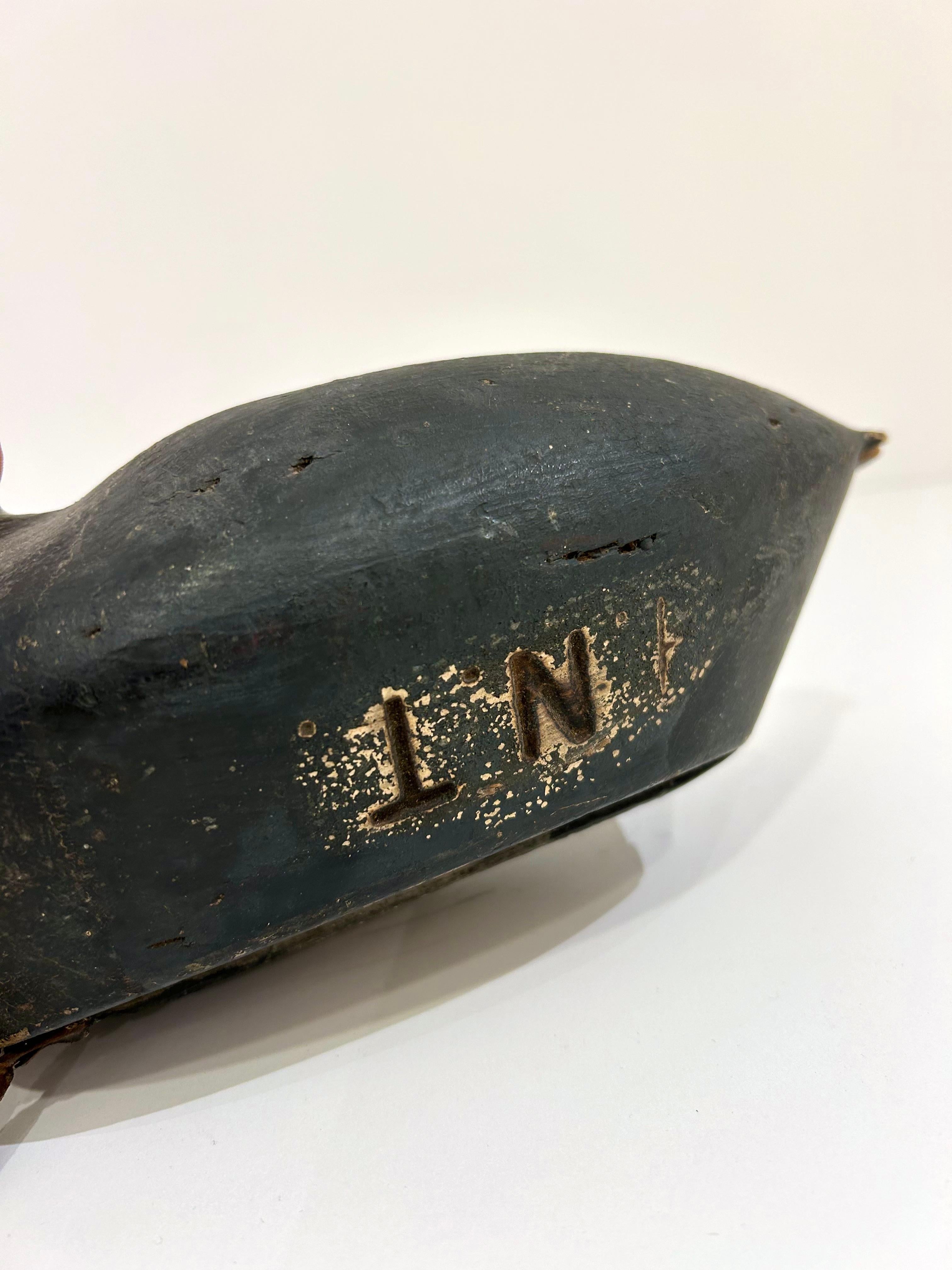 20th Century Pair of Vintage Wooden Duck Decoys For Sale