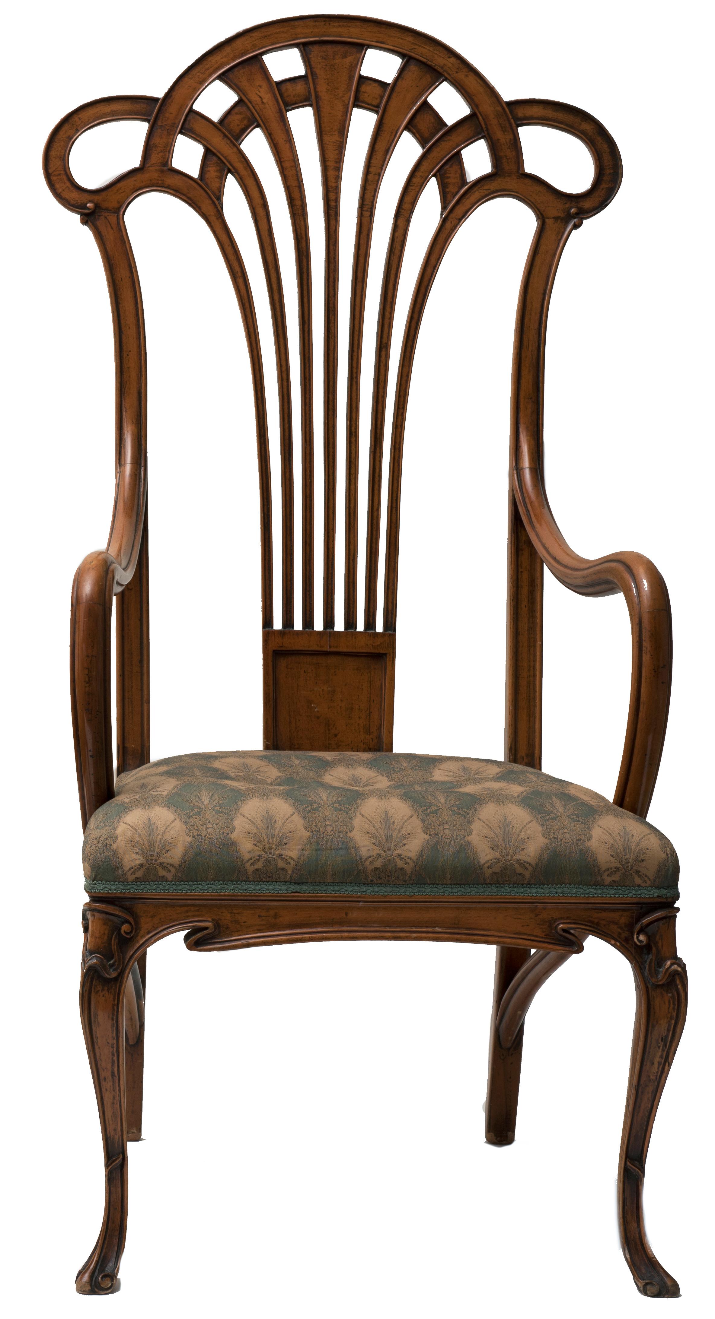 Français Paire de fauteuils Liberty vintage en bois, XIXe-XXe siècle en vente