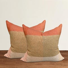 Pair of Vintage Wool Plaid Pillows