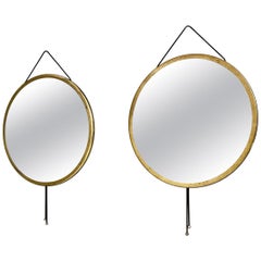 Pair of “Vipera” Wall Mirrors by Corrado Corradi dell' Acqua, Italy, circa 1960s