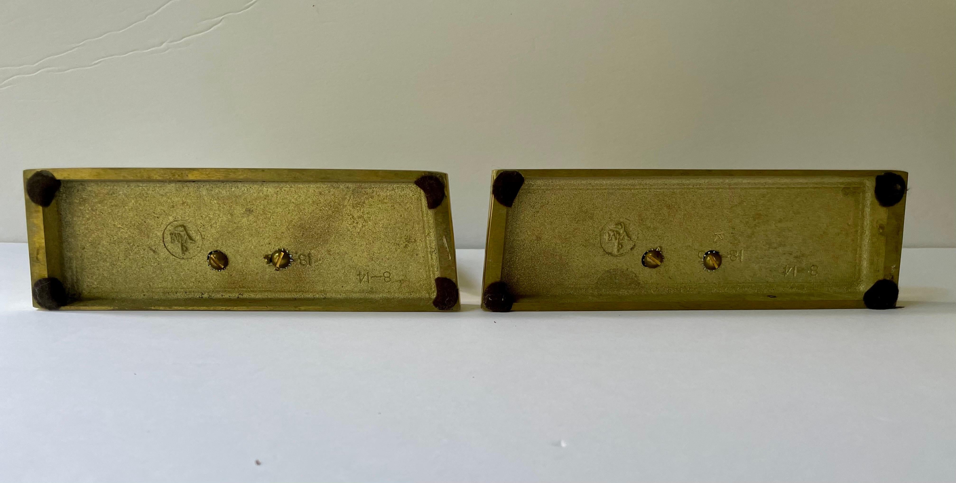 Par de sujetalibros de águila de latón de Virginia Metalcrafters en venta 1