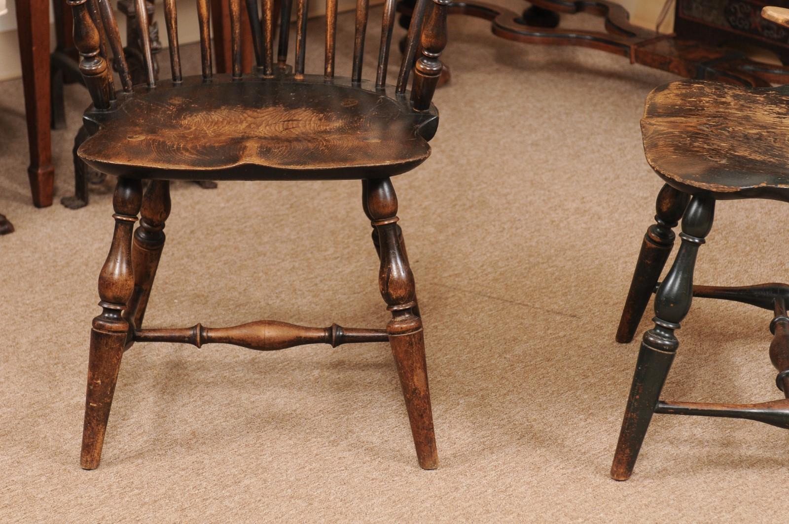 Pair of Virginia Windsor Armchairs, circa 1940 1