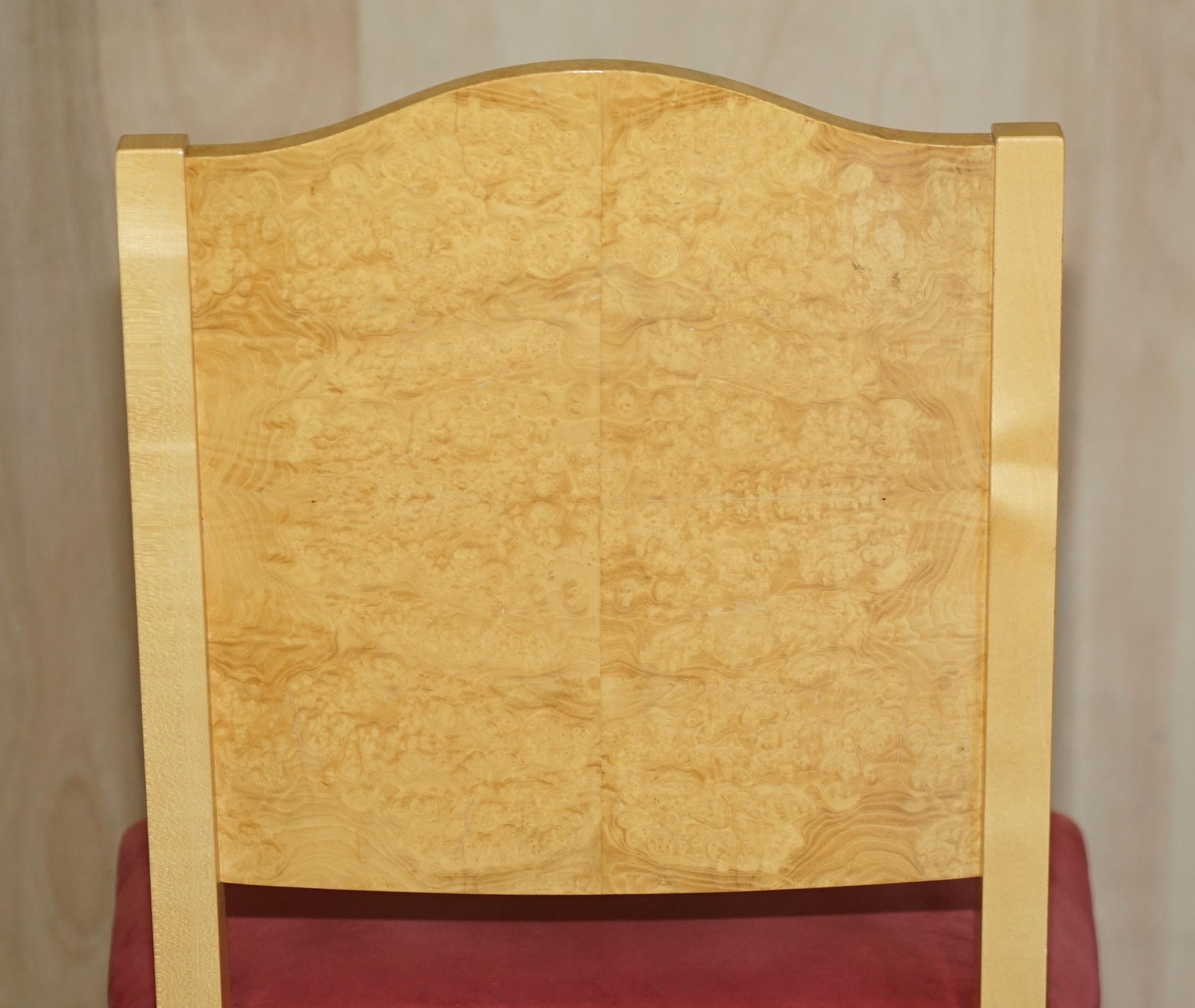 Paire de chaises d'appoint Pimlico en bois de sycomore du vicomte David Linley en vente 3