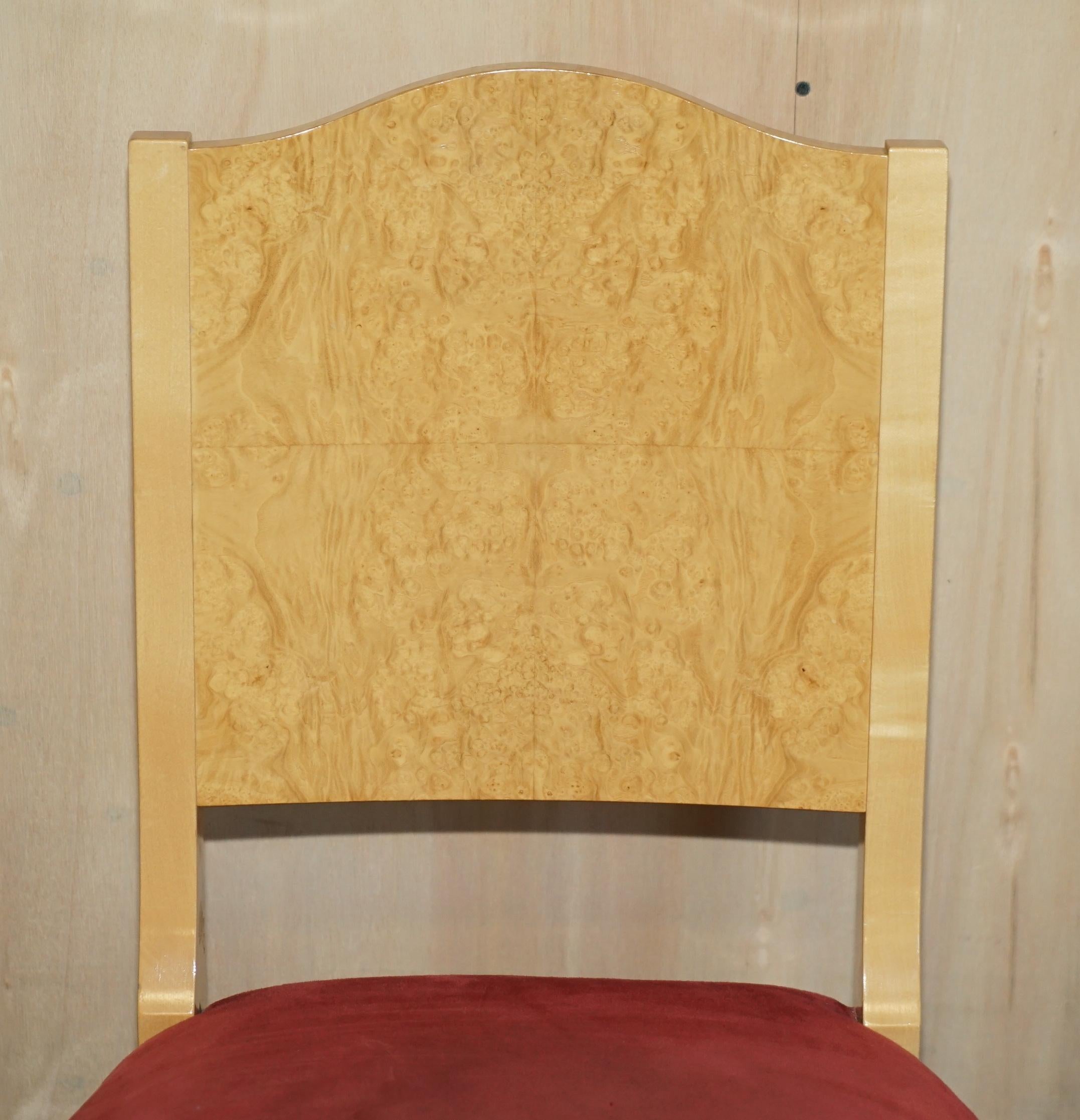Coppia di sedie occasionali Pimlico in legno di sicomoro di David Linley in vendita 7