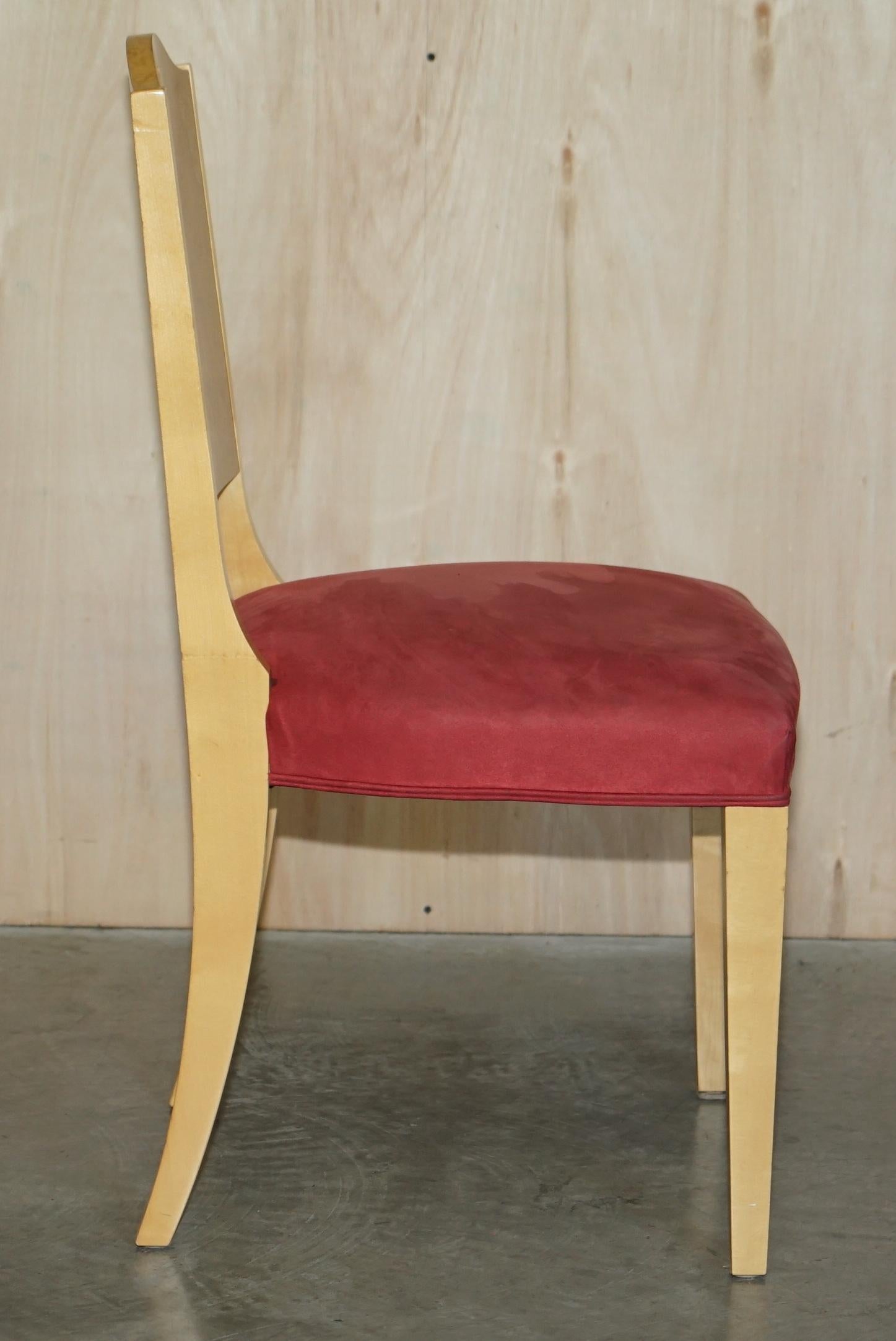 Paire de chaises d'appoint Pimlico en bois de sycomore du vicomte David Linley en vente 10