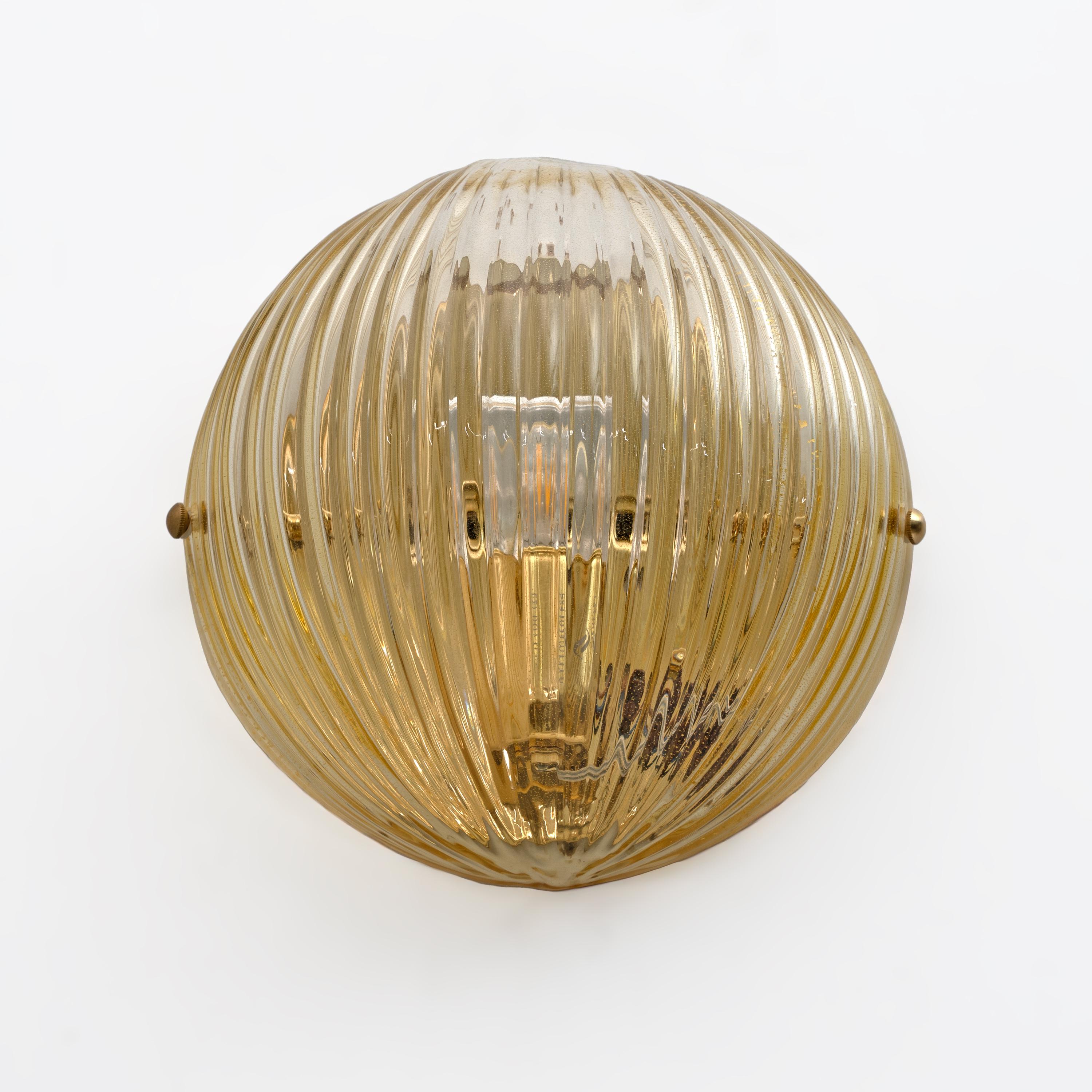 Pair of Vistosi Modern Murano Glass Sconces (21. Jahrhundert und zeitgenössisch) im Angebot
