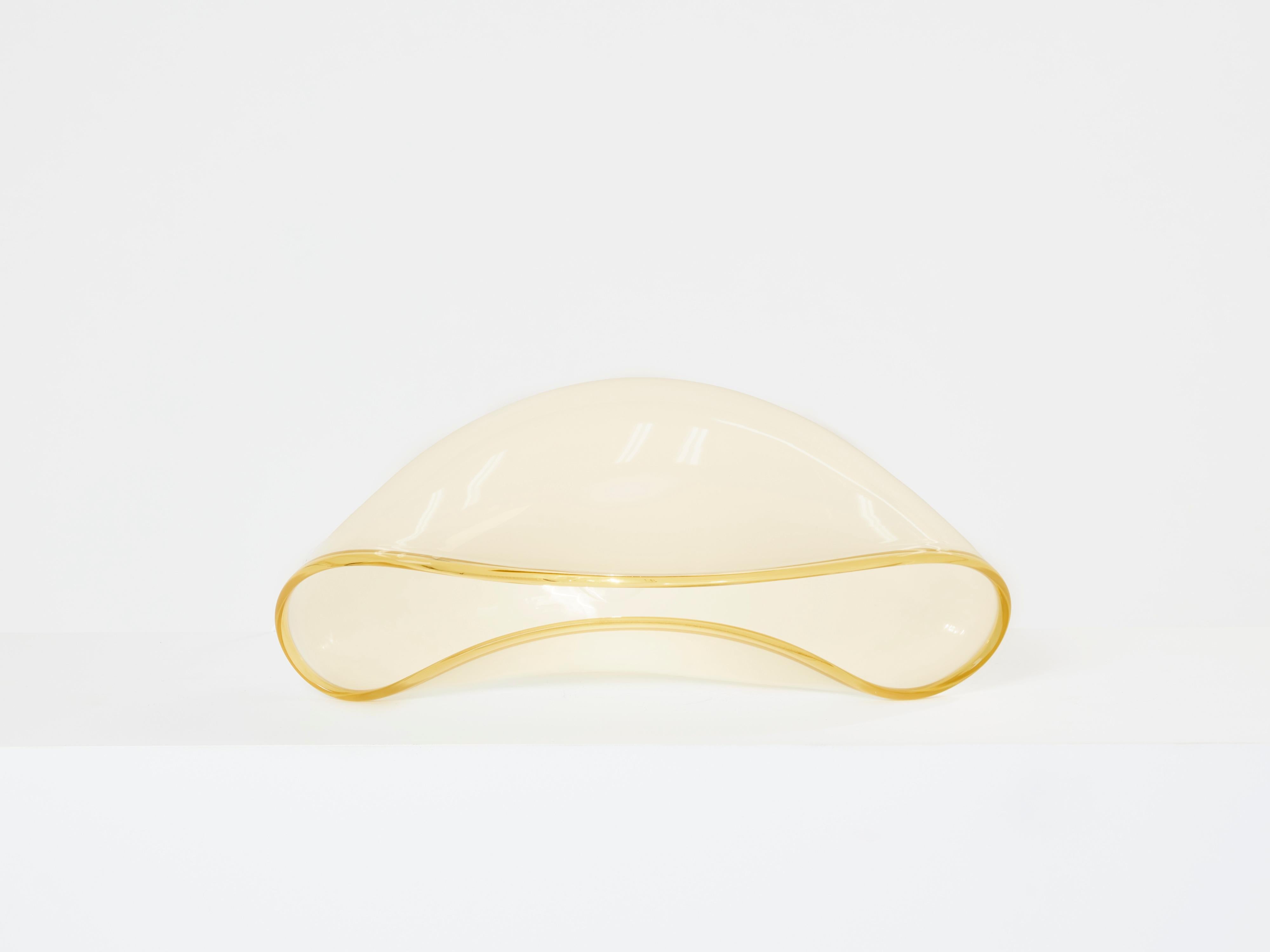 Pair of Vistosi Orsera Italian Murano Glass Table Lamps, 1970s For Sale 2